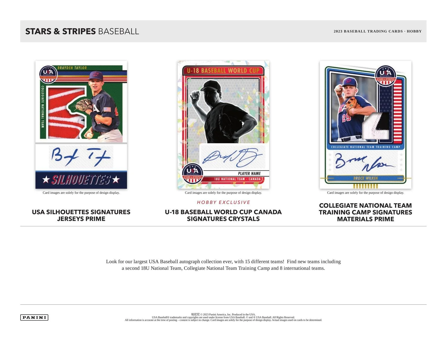 2023 Panini USA Stars & Stripes Baseball Hobby Box - Image 6