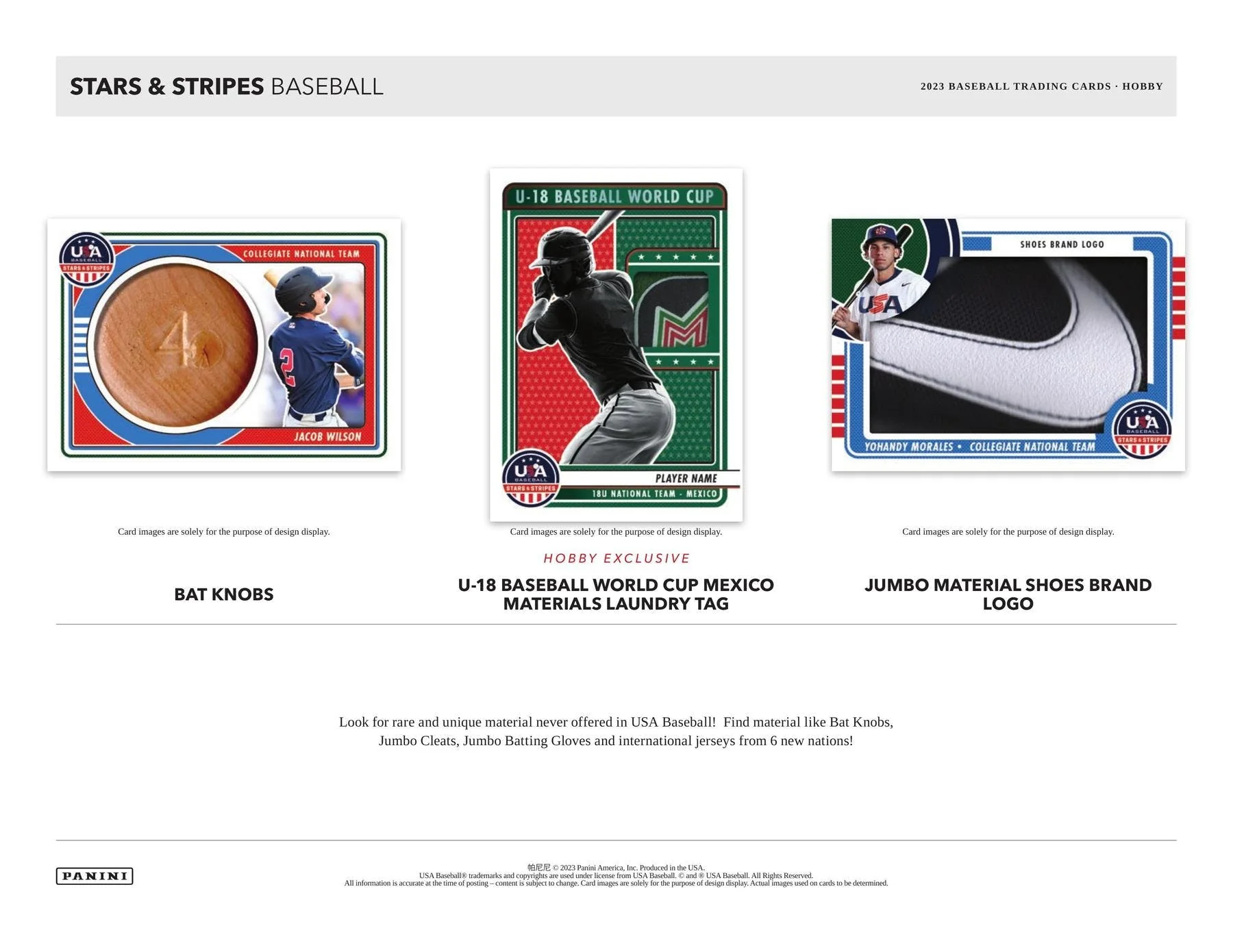 2023 Panini USA Stars & Stripes Baseball Hobby Box - Image 7