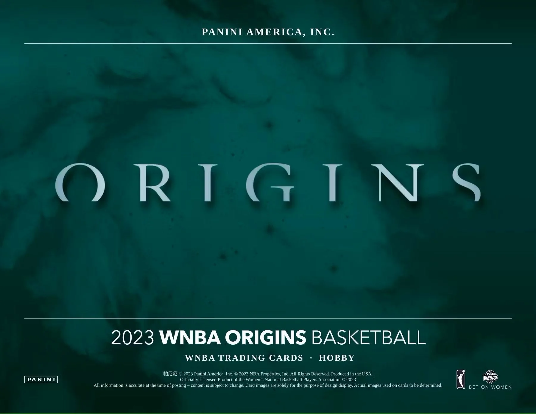 2023 Panini WNBA Origins Basketball Hobby Box - Image 3