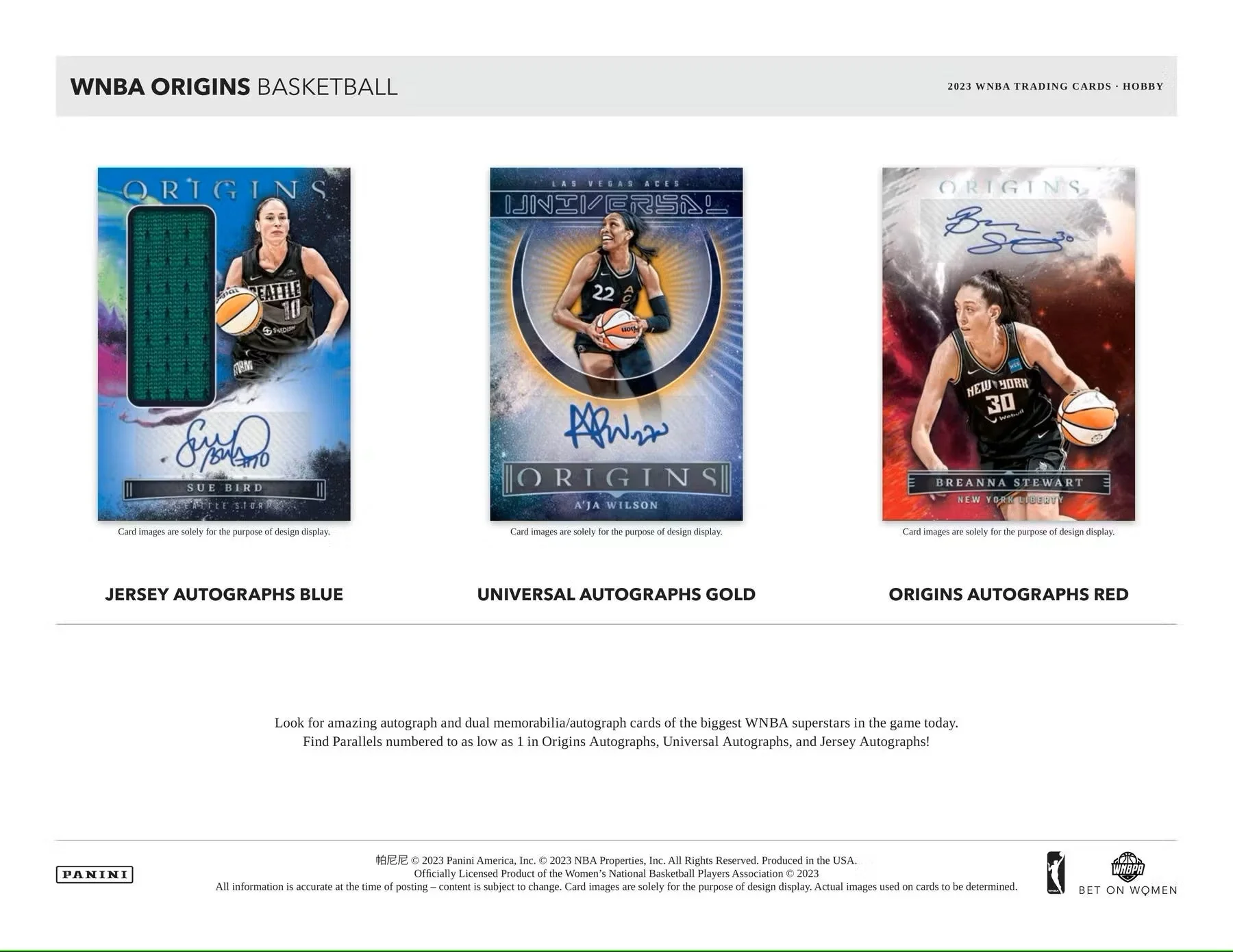 2023 Panini WNBA Origins Basketball Hobby Box - Image 4