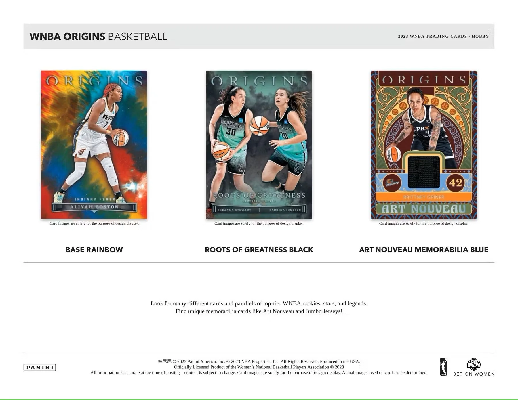2023 Panini WNBA Origins Basketball Hobby Box - Image 6