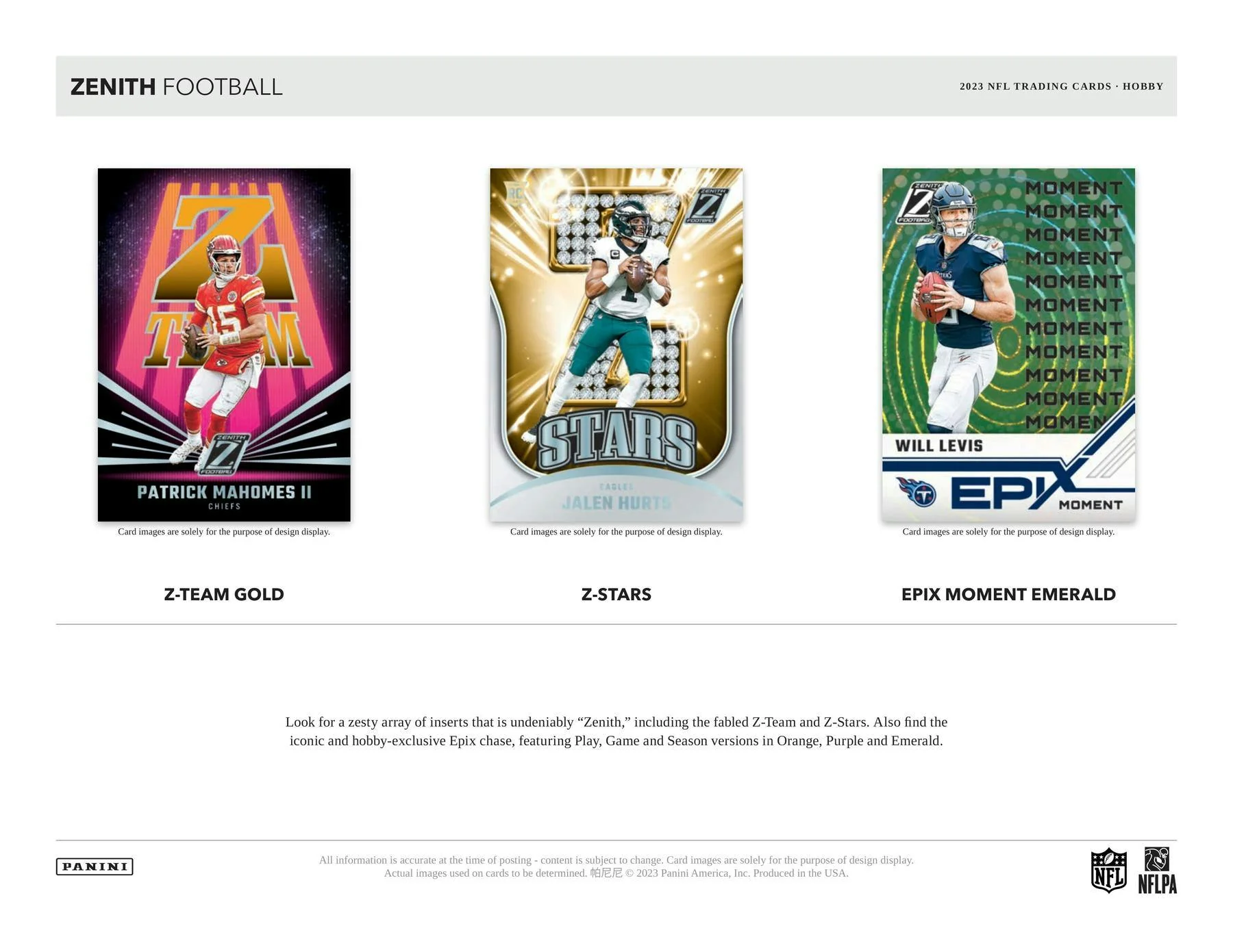 2023 Panini Zenith Football Hobby Box - Image 6