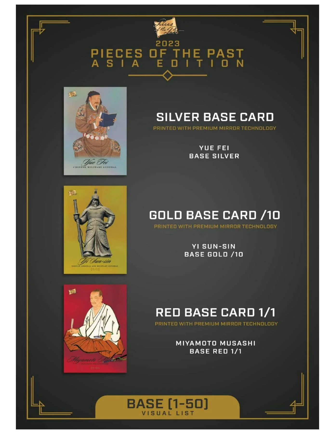2023 Pieces of the Past Asia Edition Hobby Box | Columbia Sports Cards - Image 3