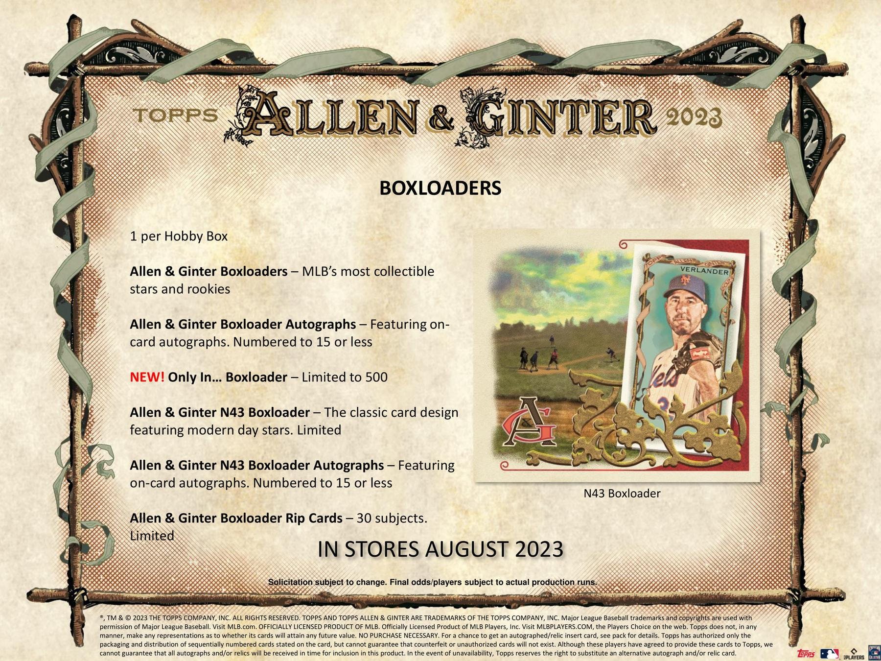 2023 Topps Allen & Ginter Baseball Hobby Box - Image 11