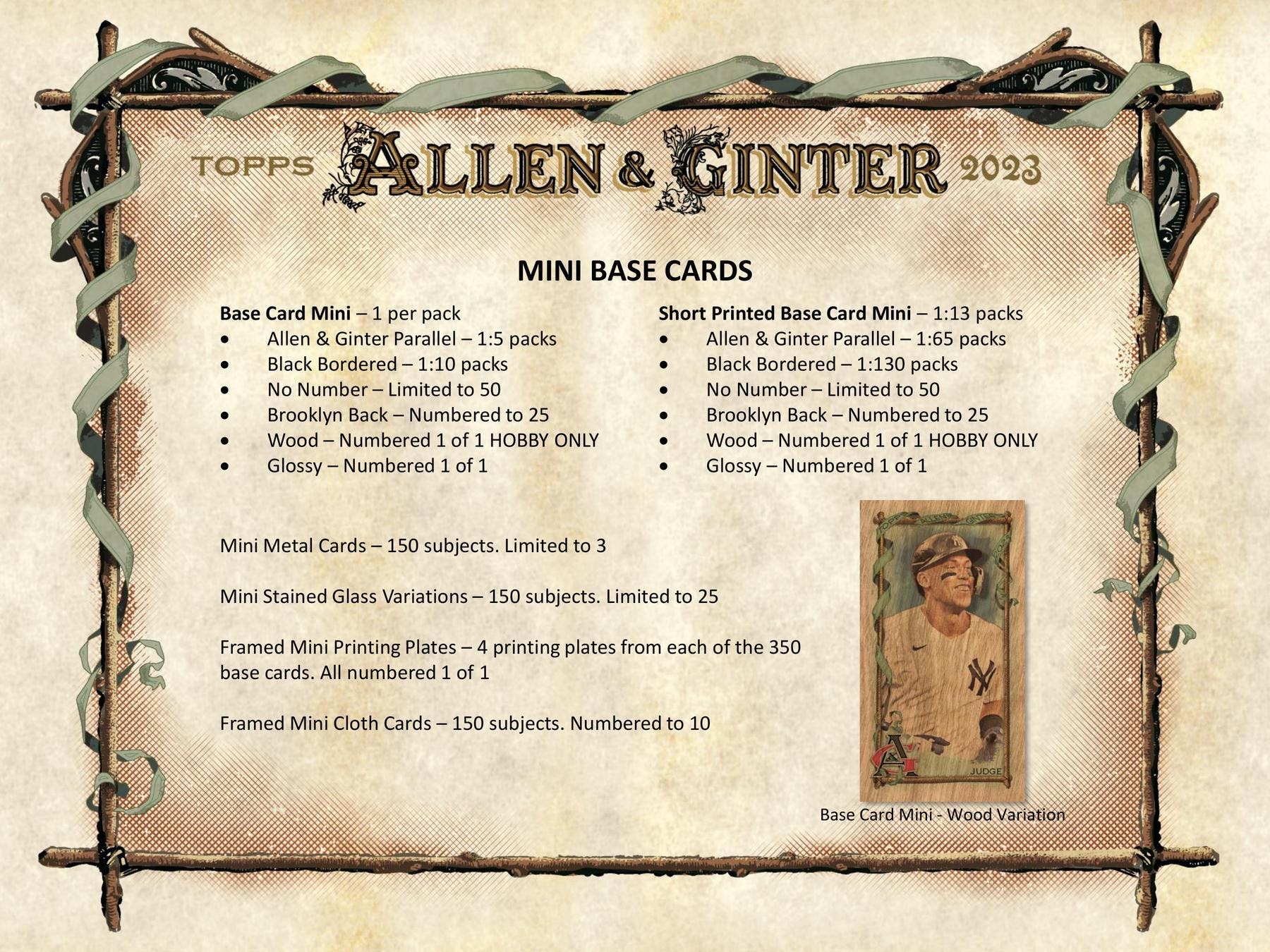 2023 Topps Allen & Ginter Baseball Hobby Box - Image 5
