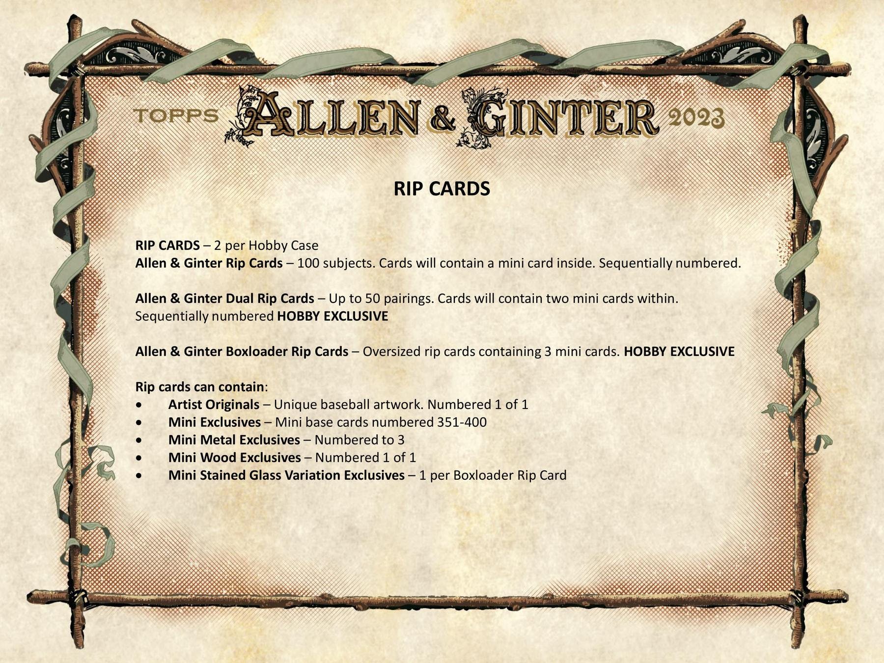 2023 Topps Allen & Ginter Baseball Hobby Box - Image 8