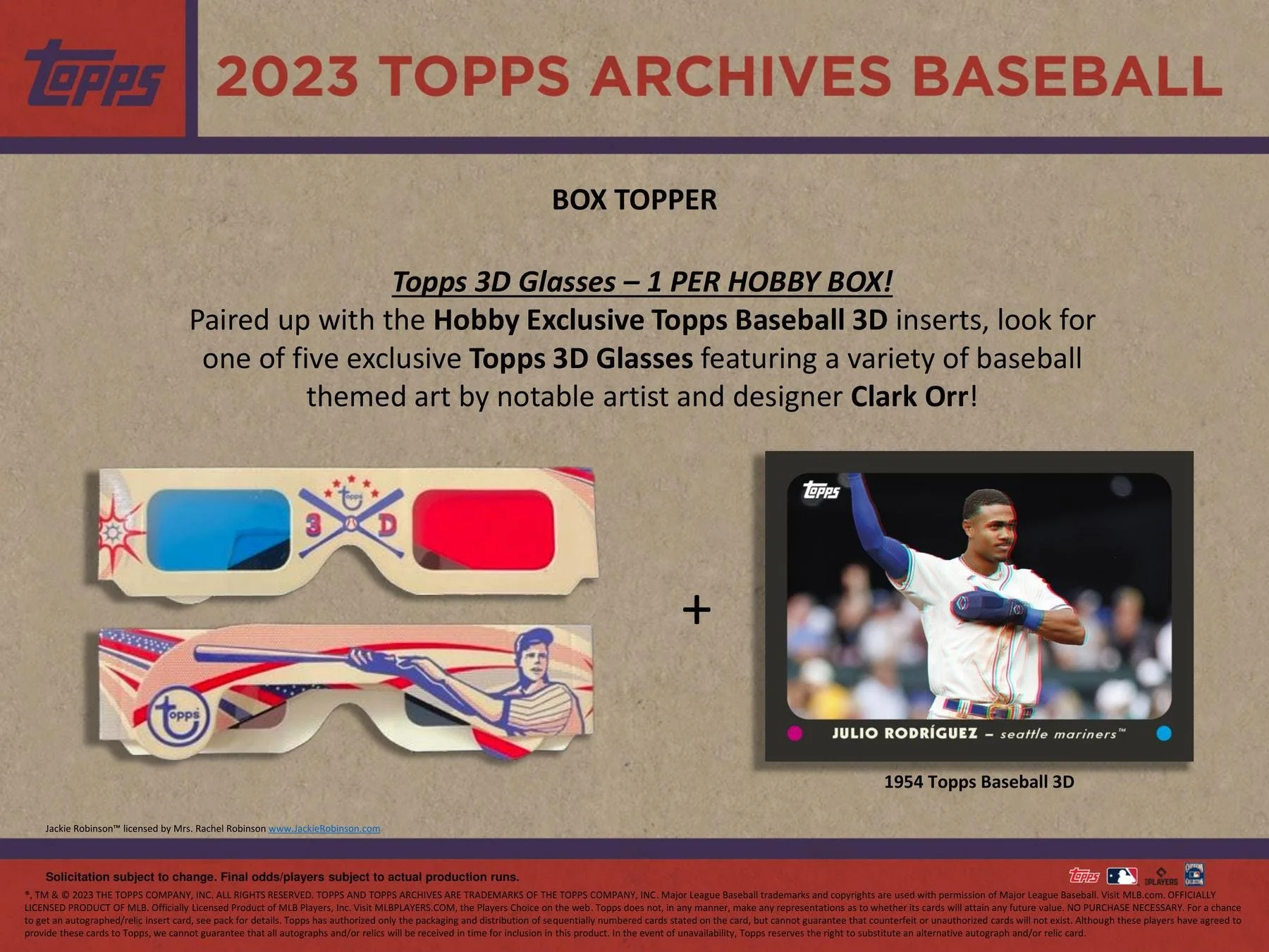 2023 Topps Archives Baseball Hobby Box - Image 10