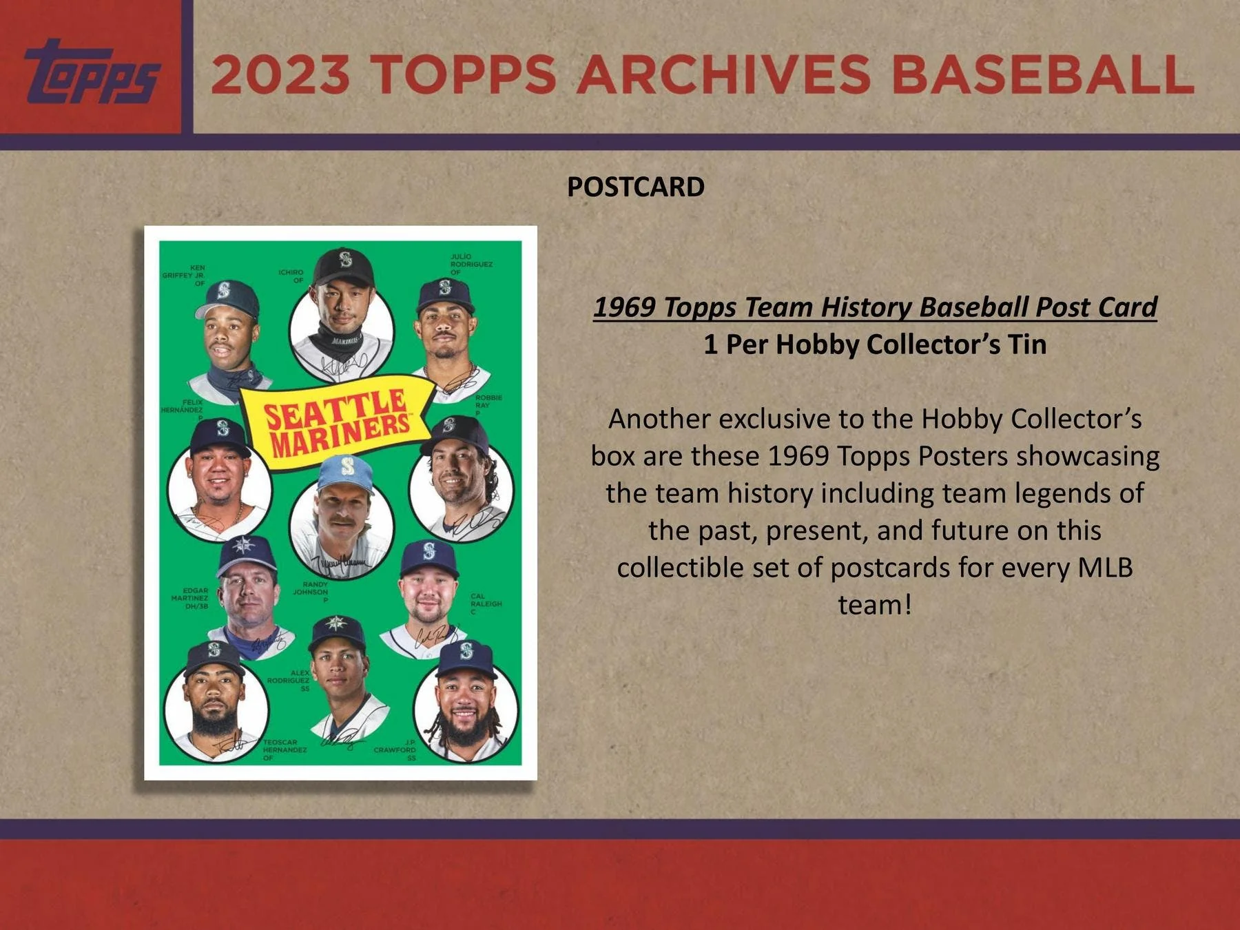 2023 Topps Archives Baseball Hobby Collector's Tin (Box) - Image 9