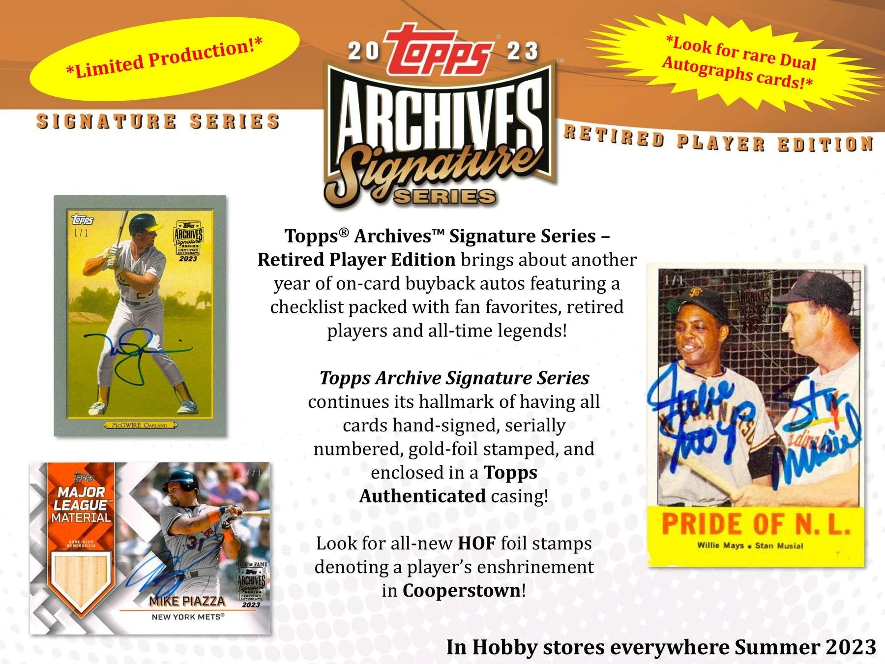 2023 Topps Archives Signature Series Retired Player Edition Baseball Hobby Box - Image 3