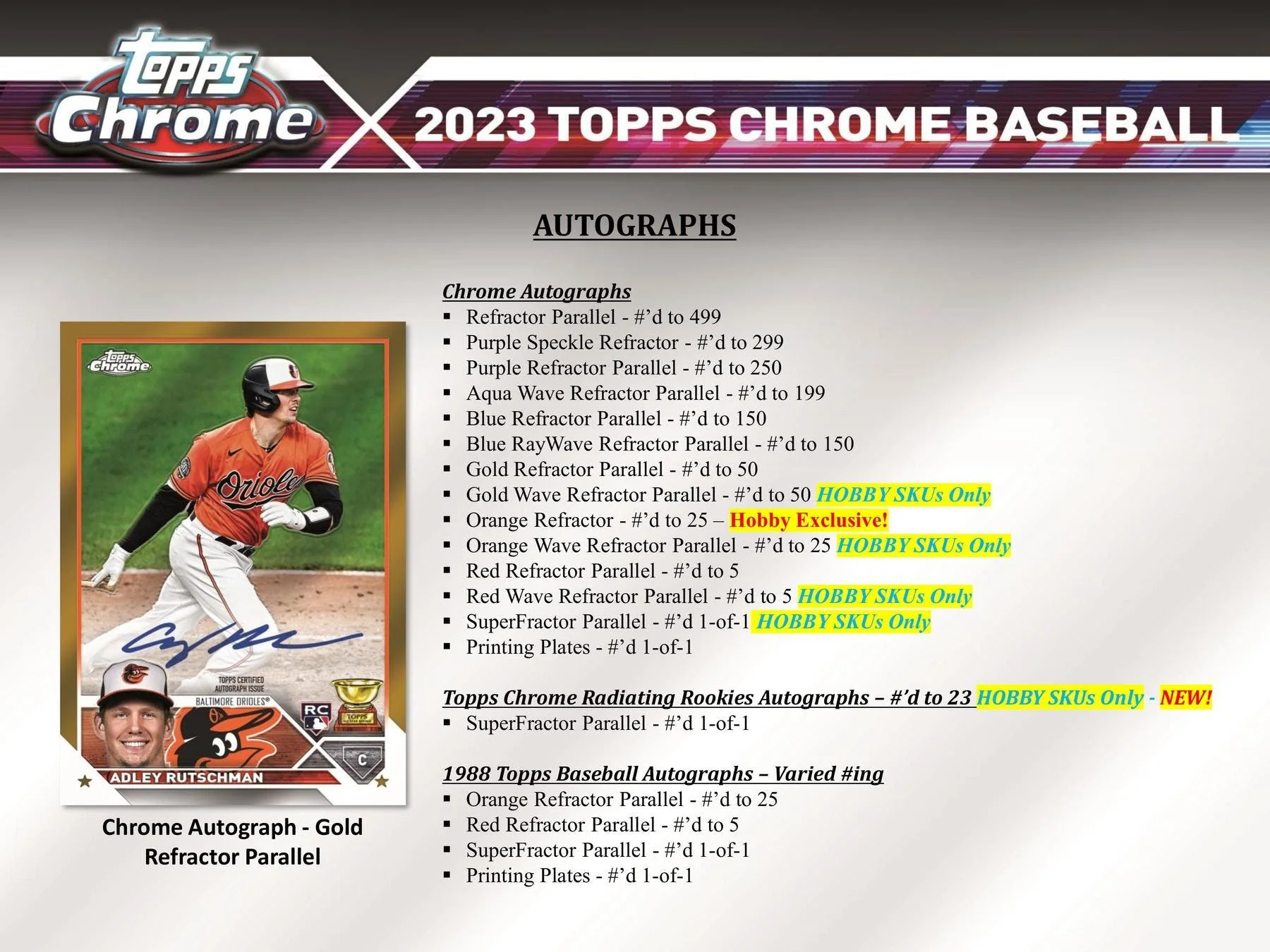 2023 Topps Chrome Baseball Hobby Box - Image 7