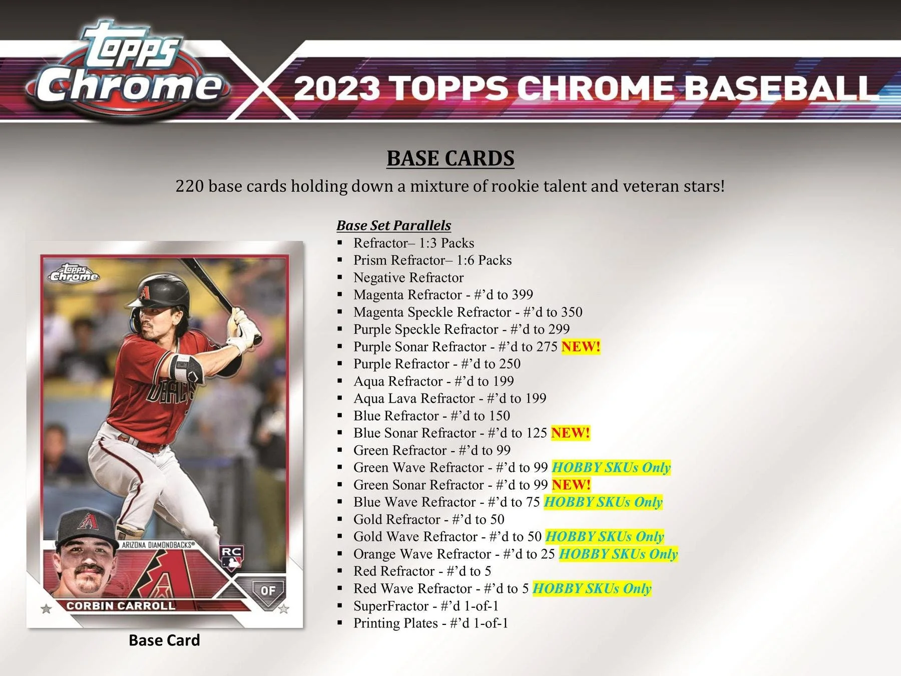 2023 Topps Chrome Baseball Hobby Jumbo Box - Image 3