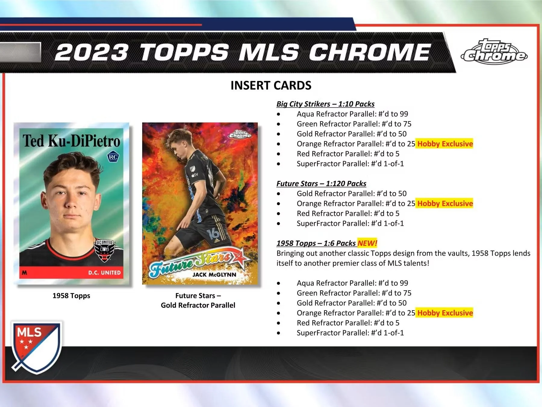 2023 Topps Chrome MLS Major League Soccer Hobby Box - Image 5