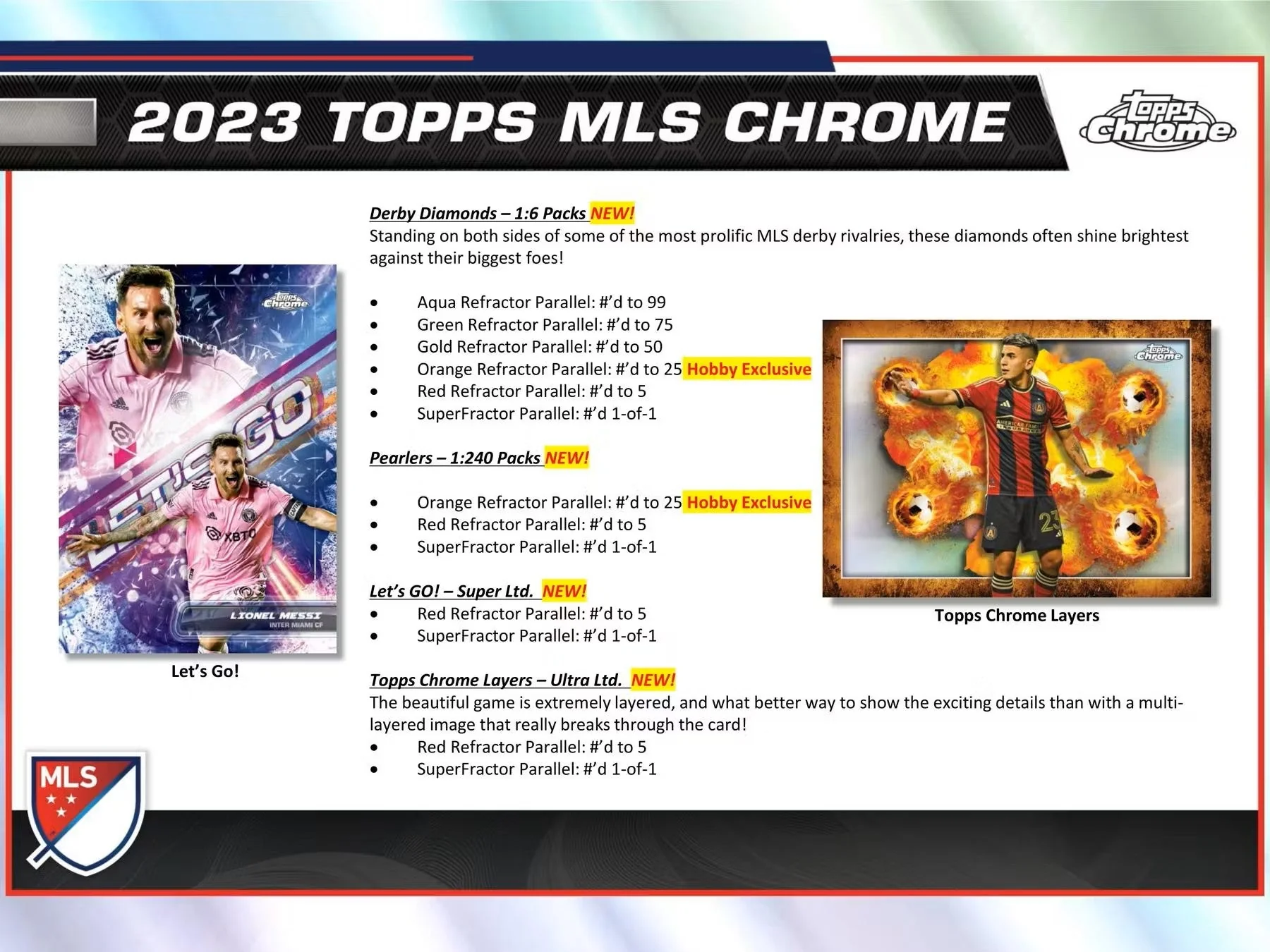 2023 Topps Chrome MLS Major League Soccer Hobby Box - Image 6