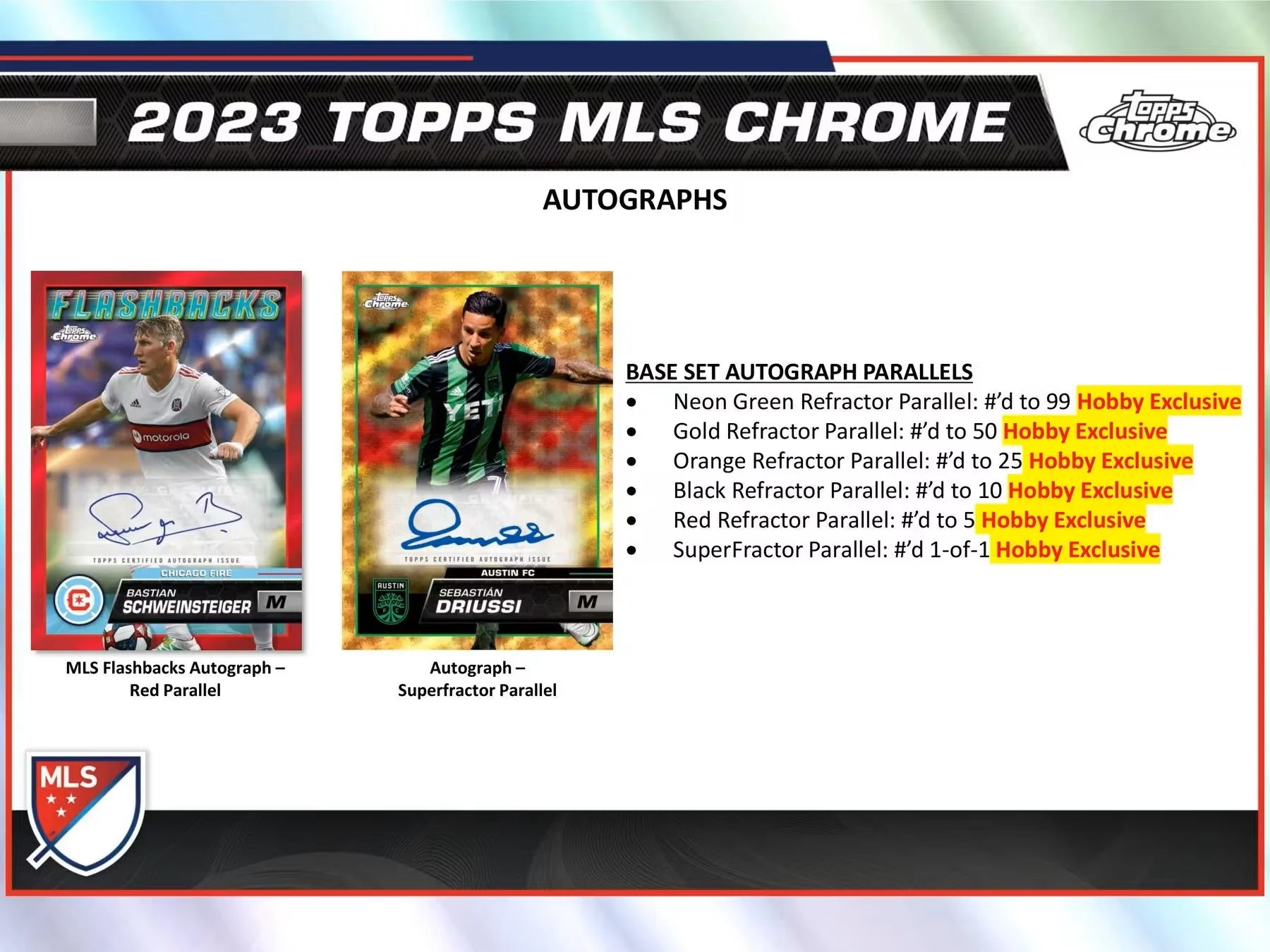 2023 Topps Chrome MLS Major League Soccer Hobby Box - Image 7