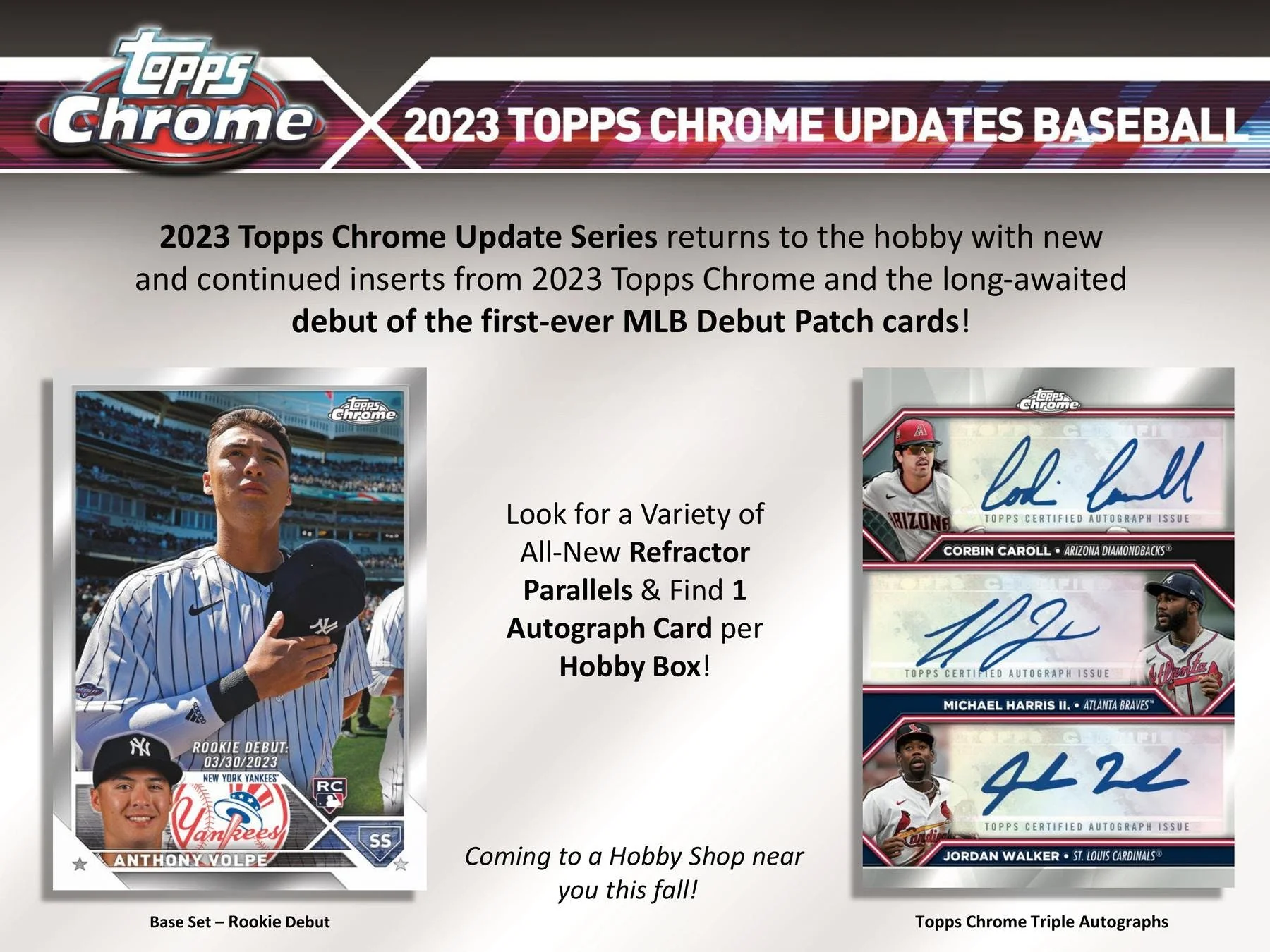 2023 Topps Chrome Update Series Baseball Hobby Box - Image 4