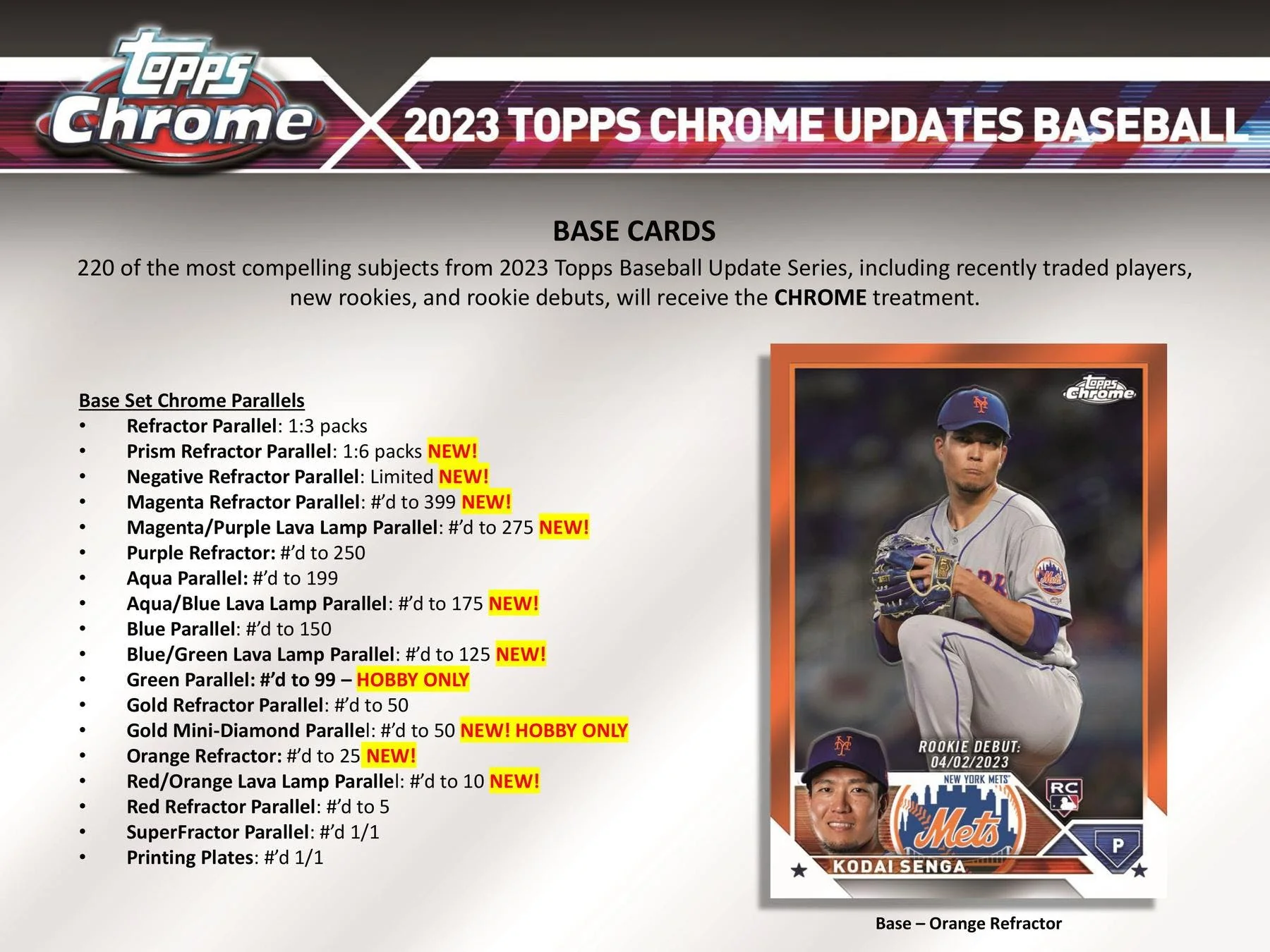 2023 Topps Chrome Update Series Baseball Hobby Box - Image 5