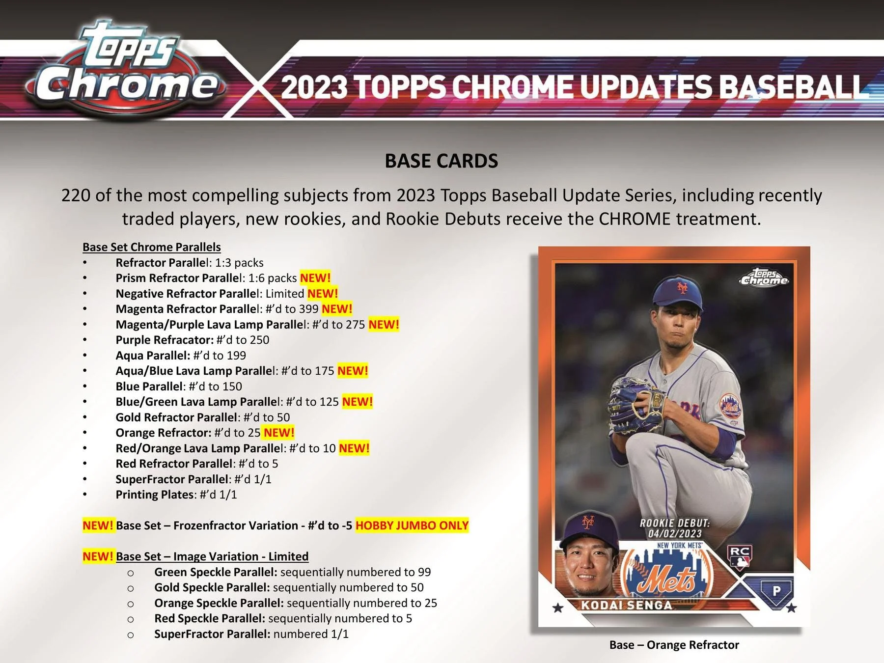 2023 Topps Chrome Update Series Baseball Hobby Jumbo Box - Image 5