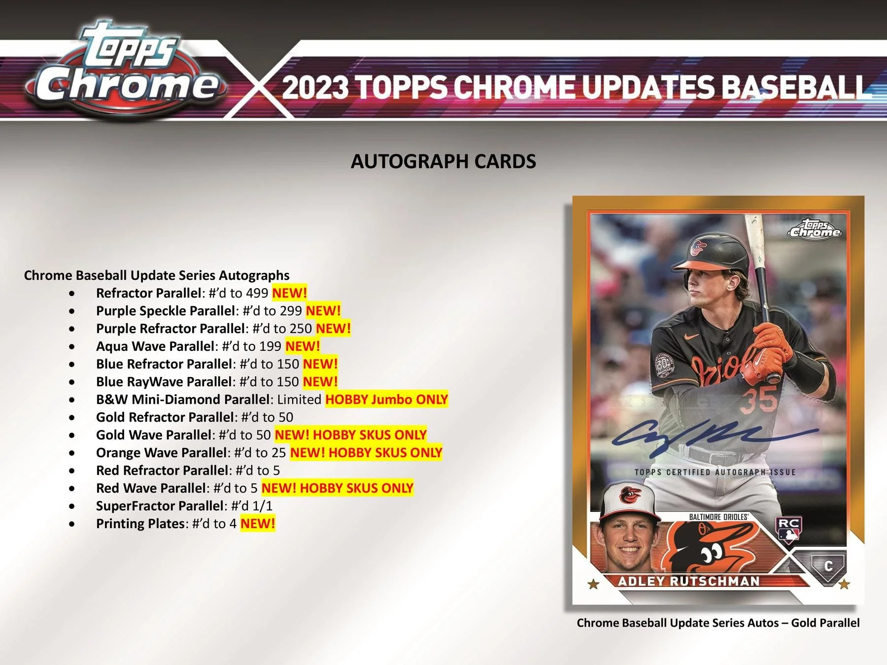2023 Topps Chrome Update Series Baseball Hobby Jumbo Box - Image 8