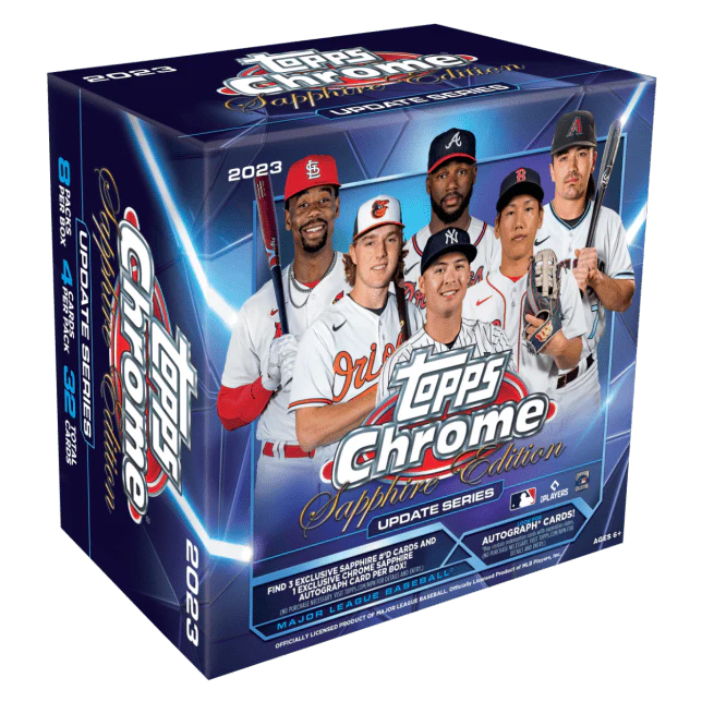 2023 Topps Chrome Update Series Sapphire Edition Hobby Box