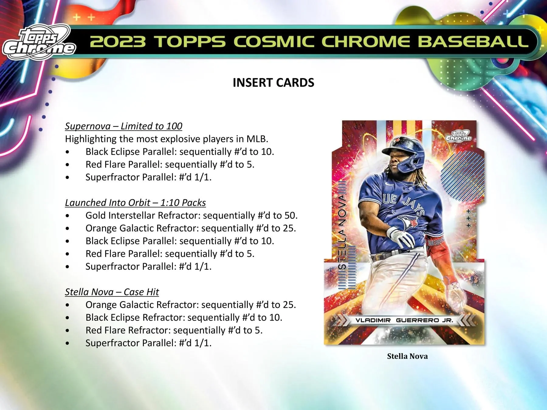 2023 Topps Cosmic Chrome Baseball Hobby Box - Image 8