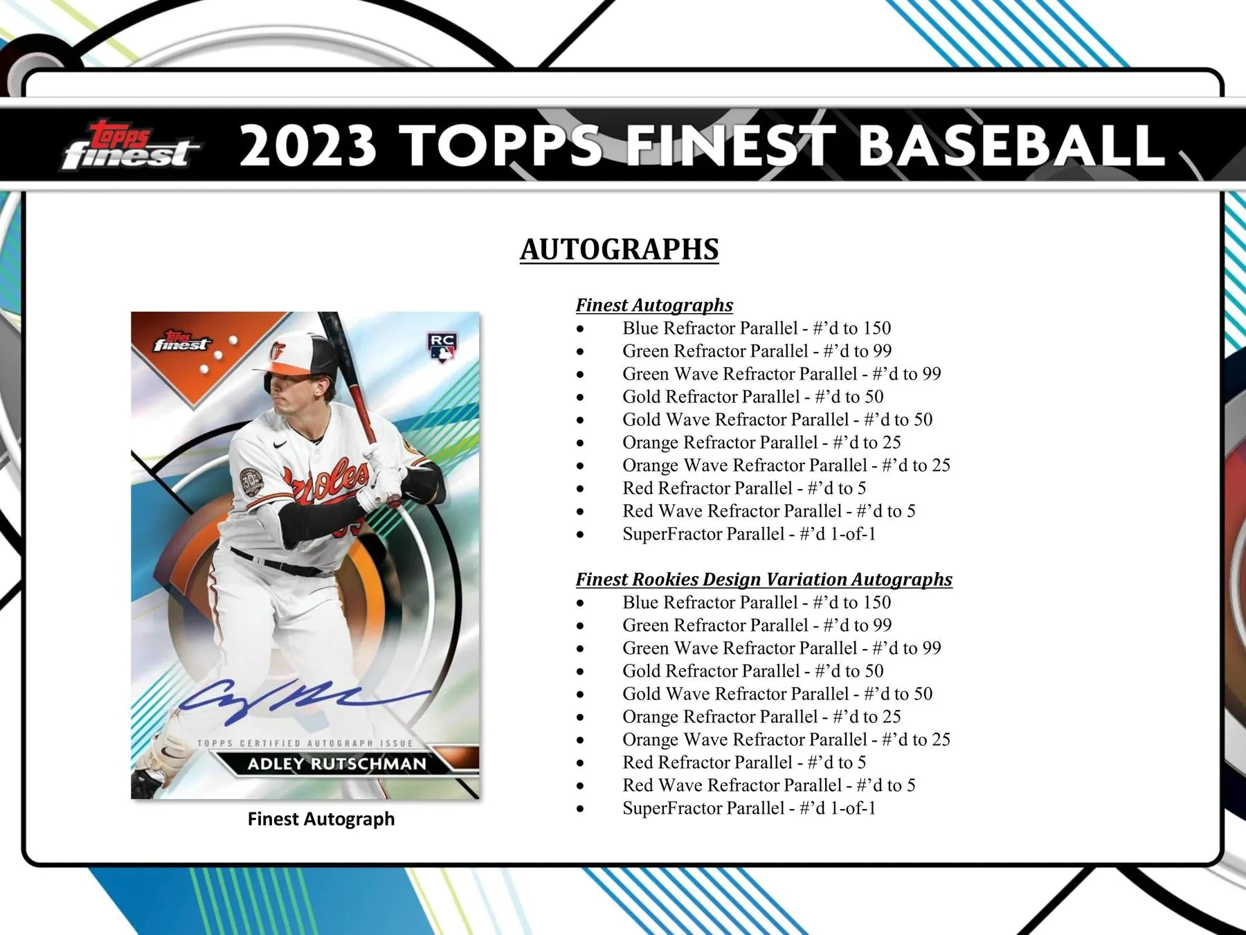 2023 Topps Finest Baseball Hobby Box - Image 7
