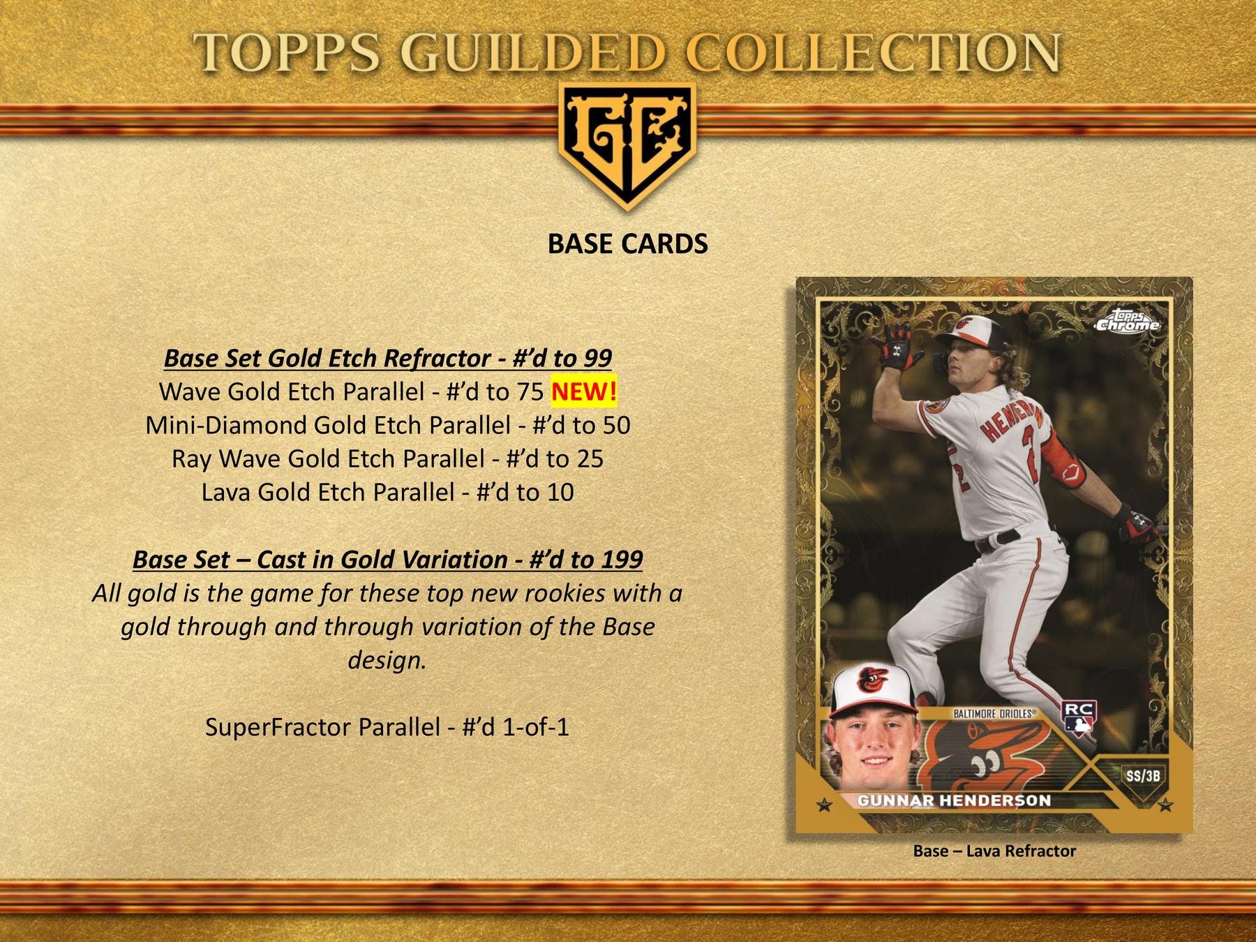 2023 Topps Gilded Collection Baseball Hobby Box - Image 4