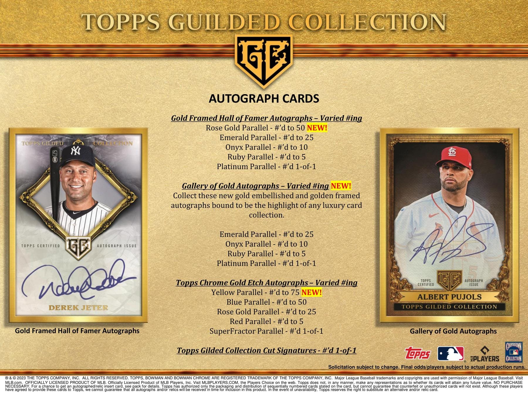 2023 Topps Gilded Collection Baseball Hobby Box - Image 5