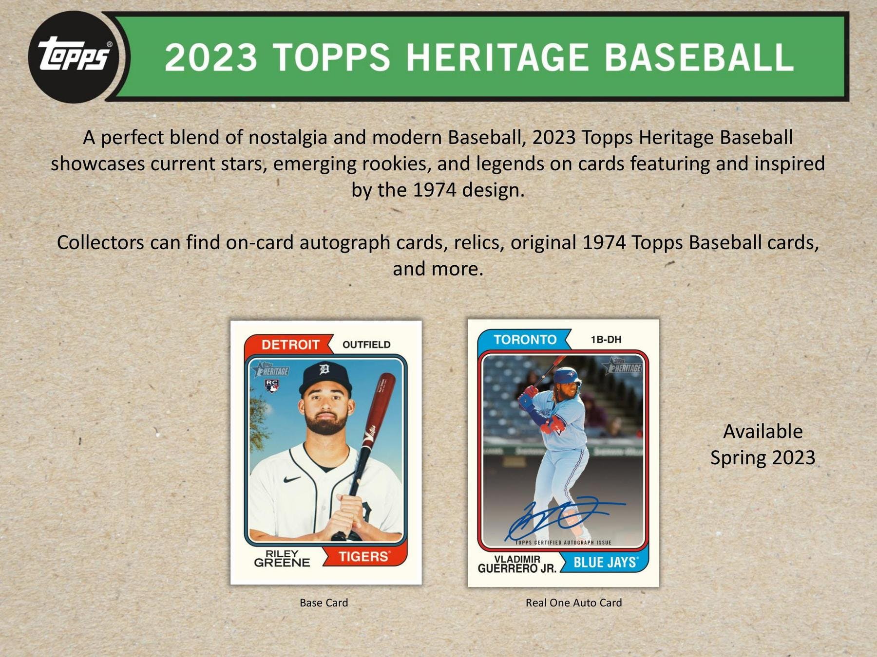 2023 Topps Heritage Baseball Blaster Box - Image 3