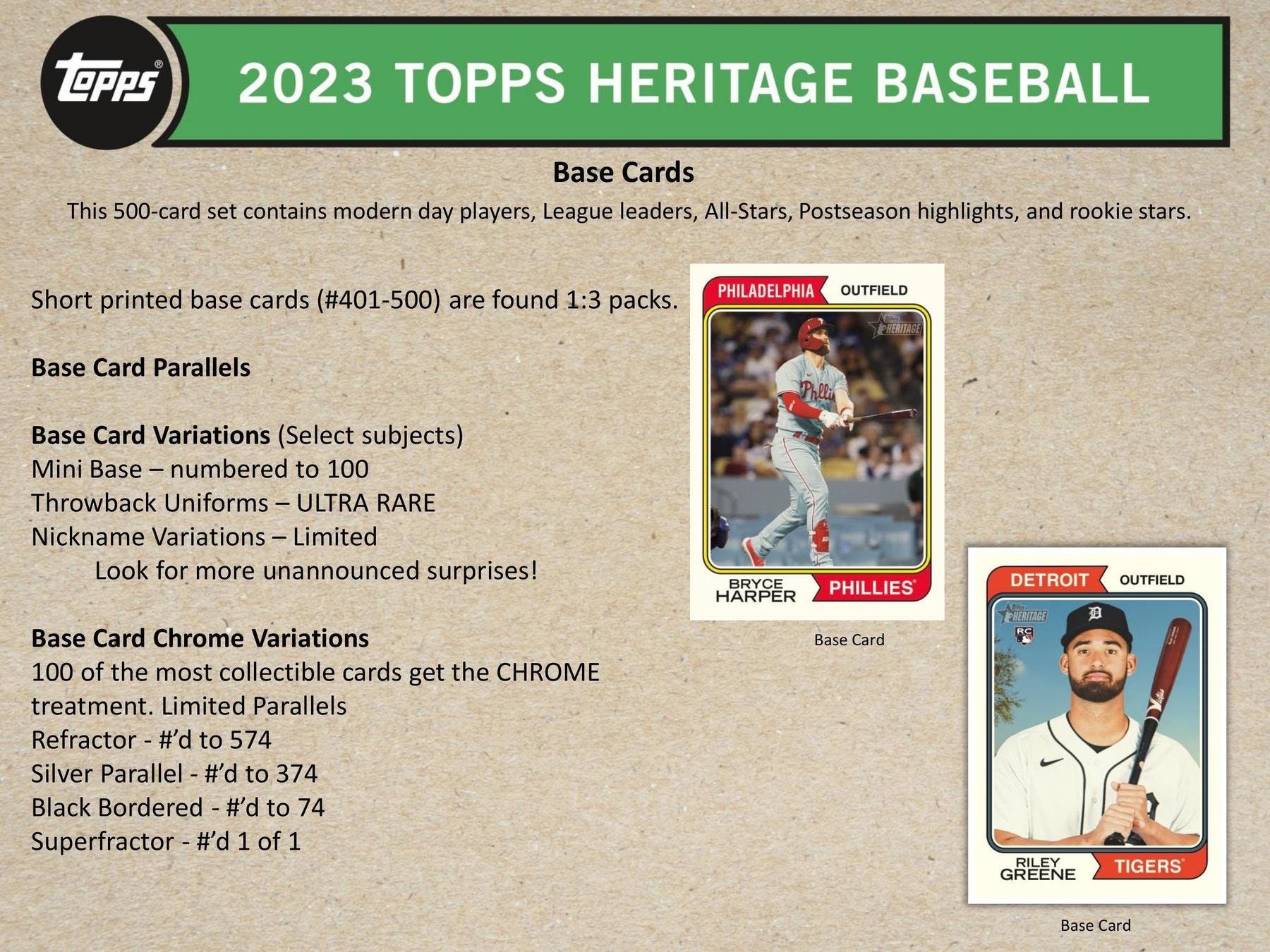 2023 Topps Heritage Baseball Blaster Box - Image 4