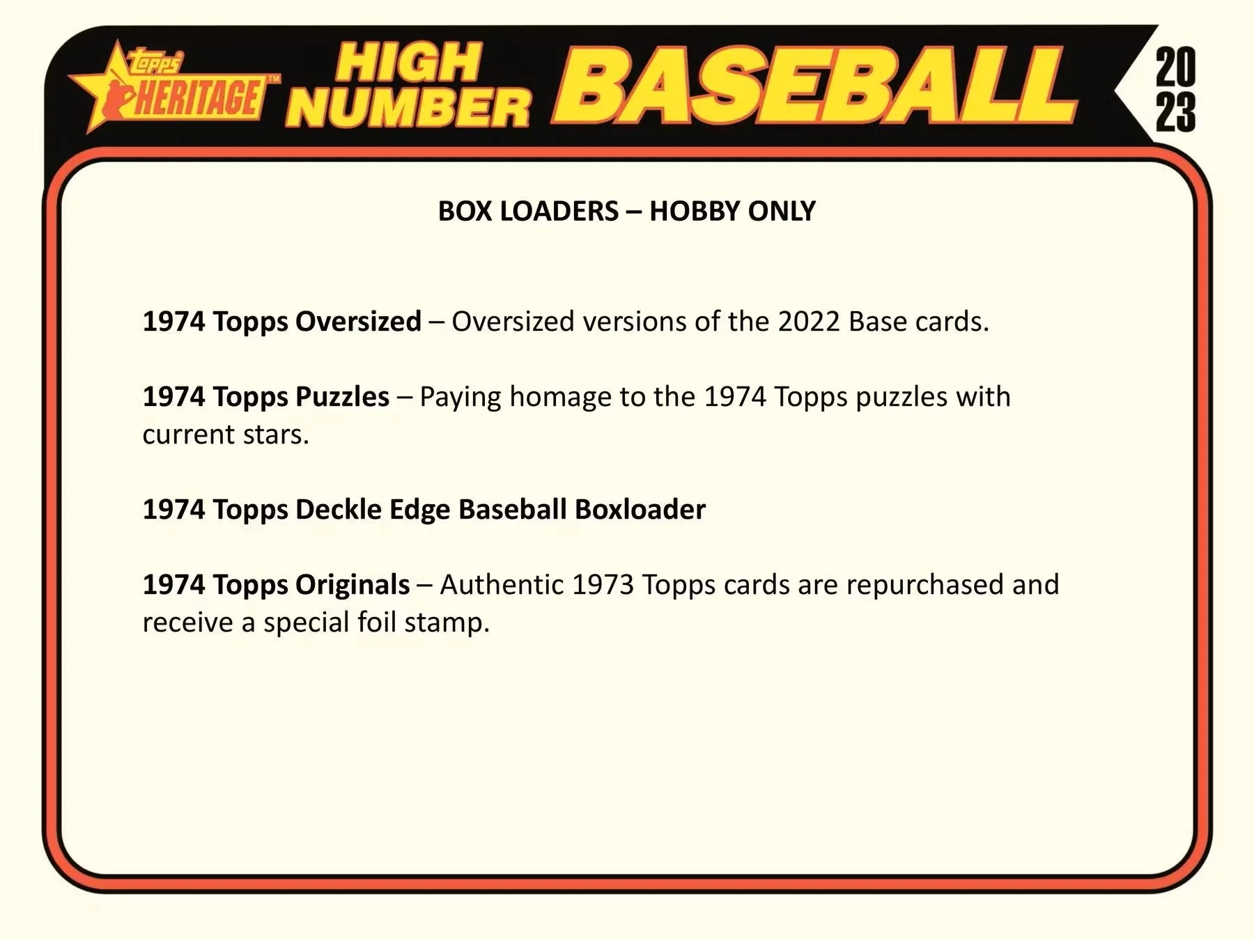 2023 Topps Heritage High Number Baseball Hobby Box - Image 9