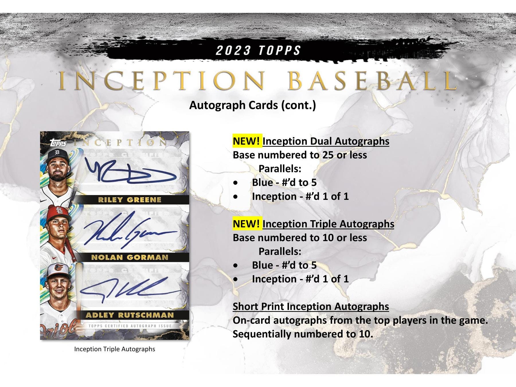2023 Topps Inception Baseball Hobby Box - Image 5
