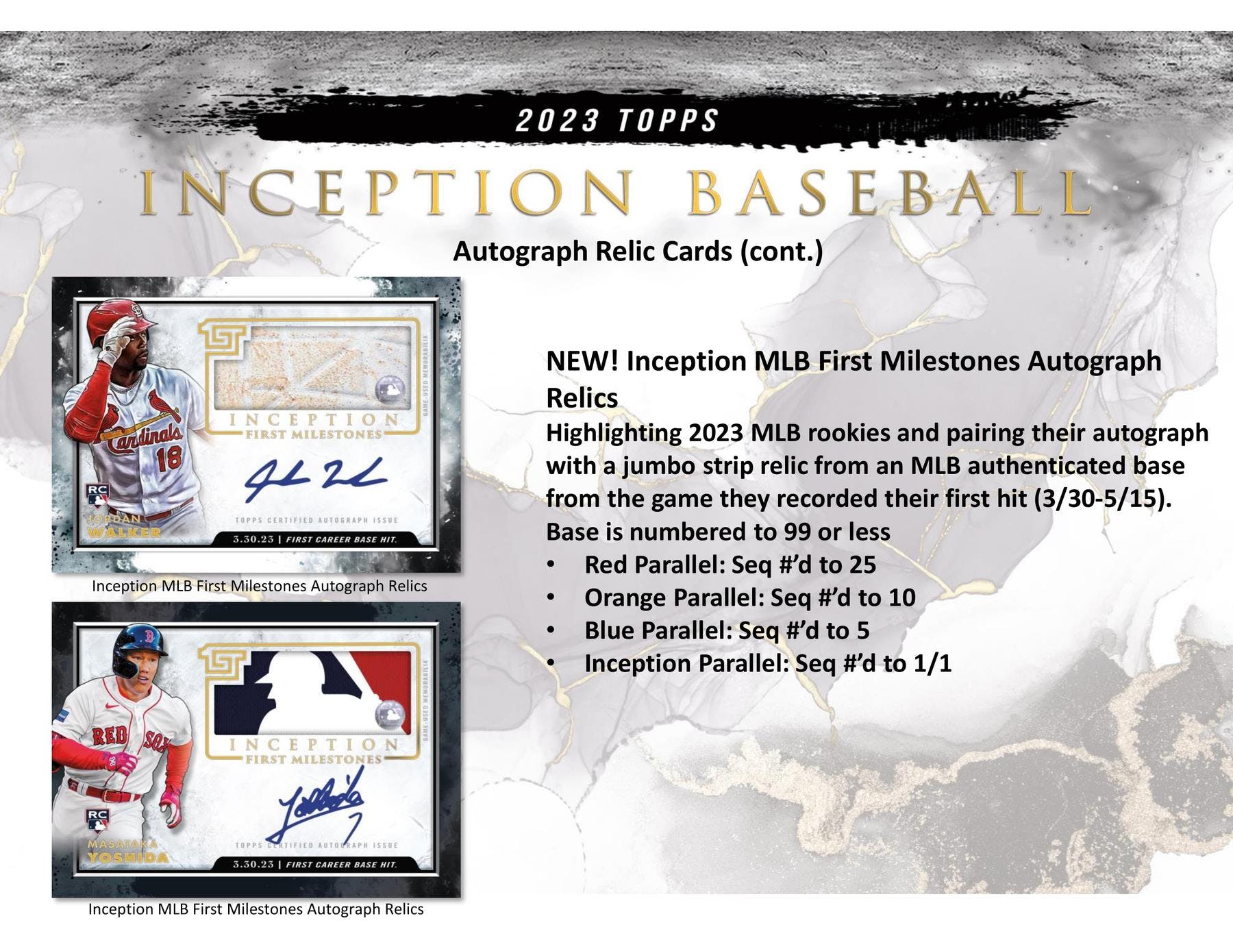 2023 Topps Inception Baseball Hobby Box - Image 8