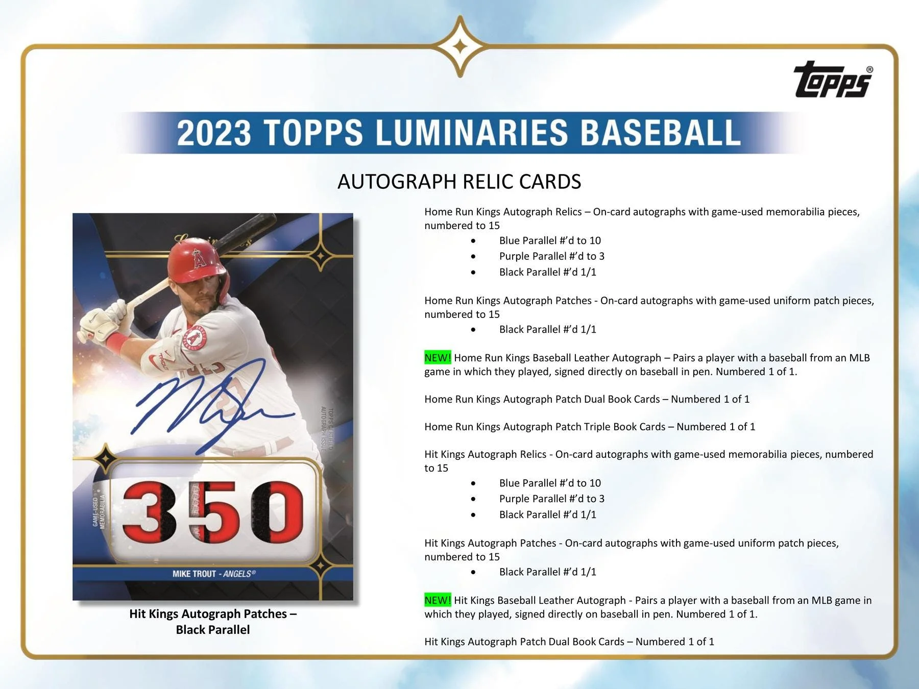 2023 Topps Luminaries Baseball Hobby Box - Image 7