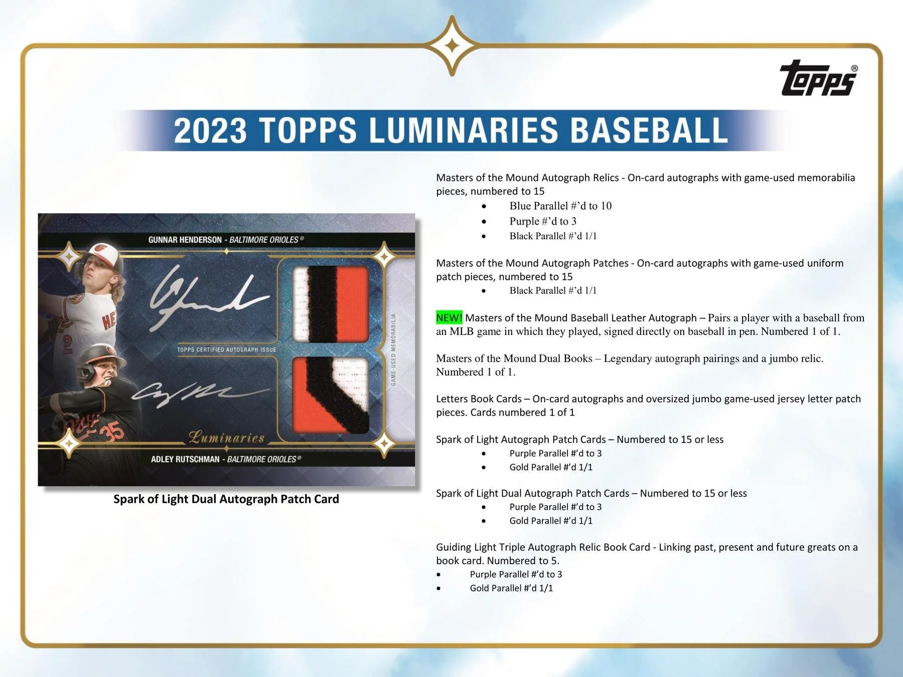 2023 Topps Luminaries Baseball Hobby Box - Image 8