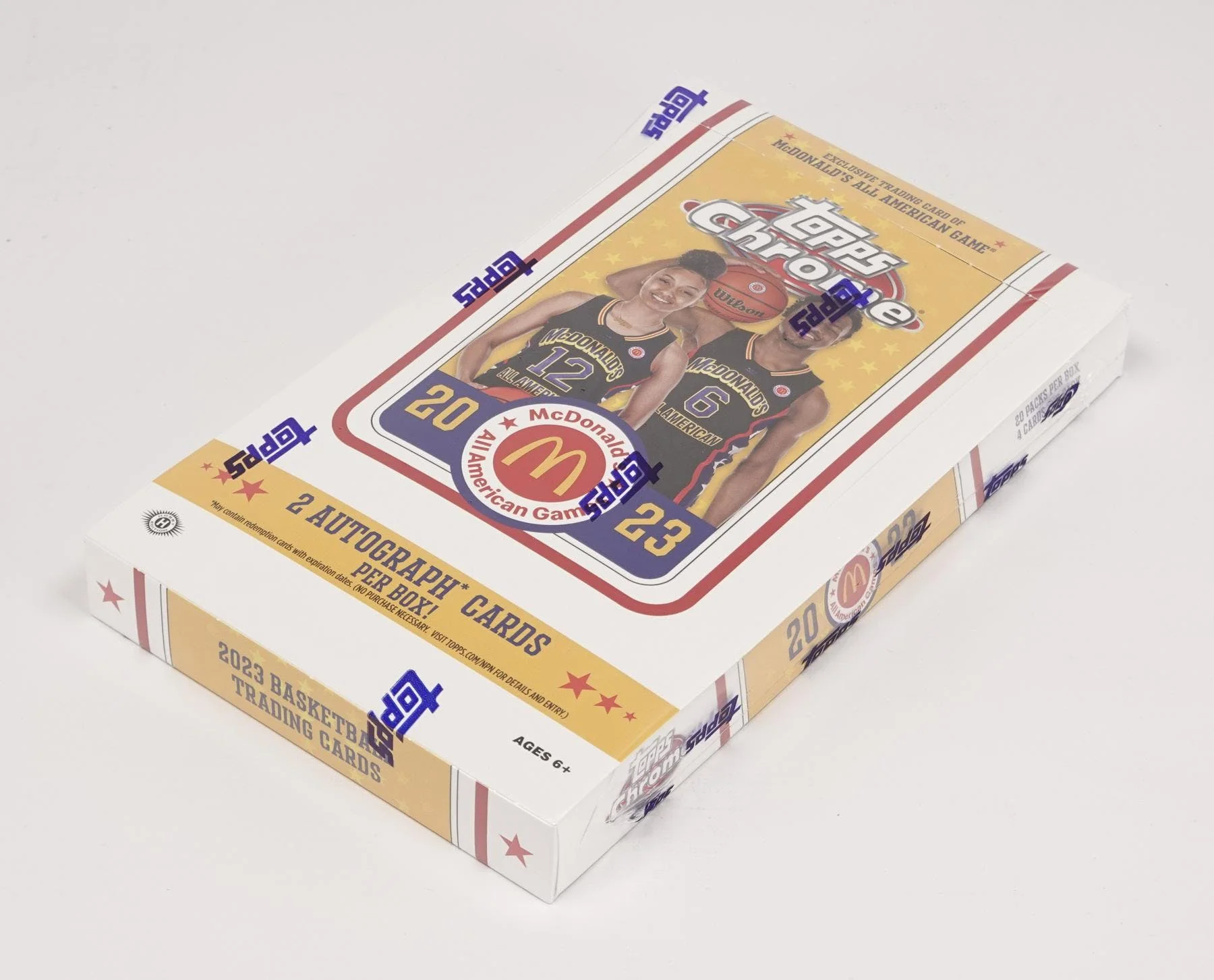 2023 Topps McDonald's All American Chrome Basketball Hobby Box - Image 2