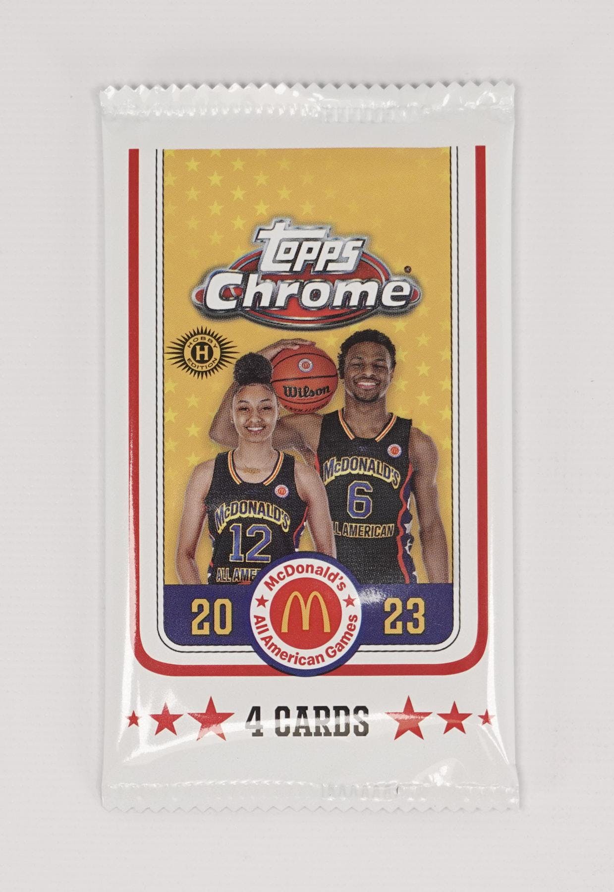 2023 Topps McDonald's All American Chrome Basketball Hobby Box - Image 3