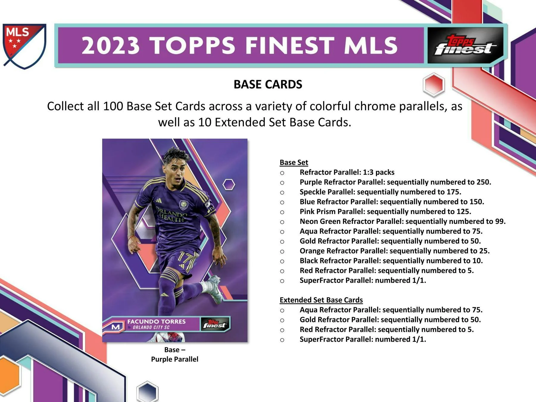 2023 Topps MLS Major League Soccer Finest Soccer Hobby Box - Image 4
