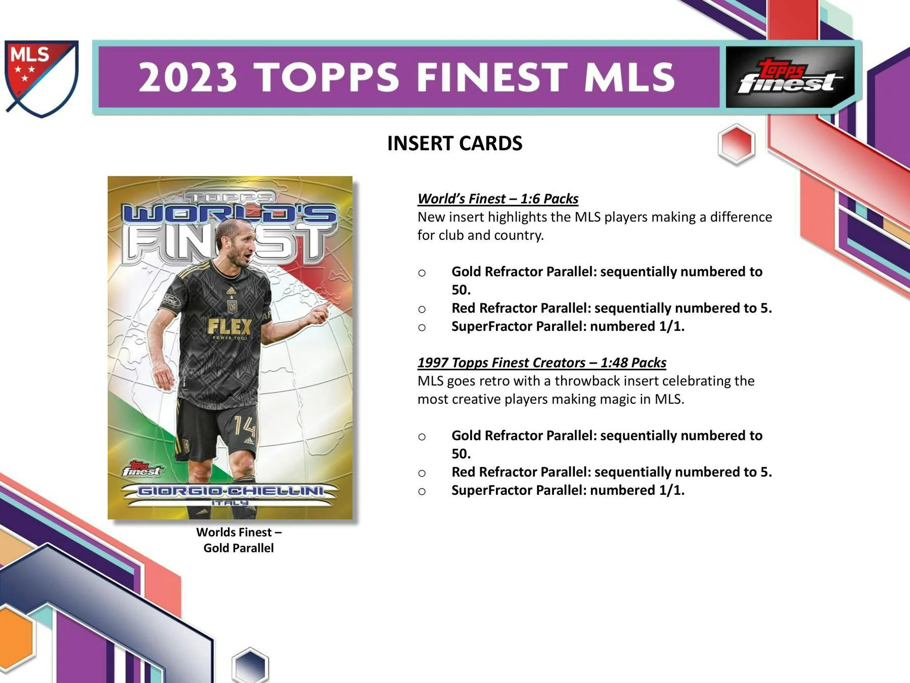 2023 Topps MLS Major League Soccer Finest Soccer Hobby Box - Image 6