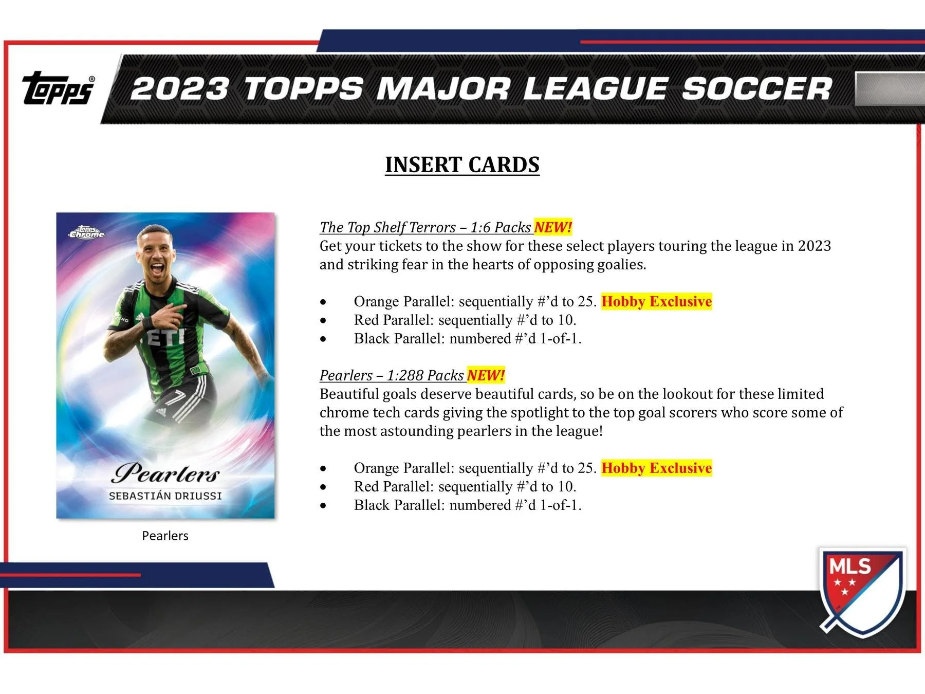 2023 Topps MLS Major League Soccer Hobby Box - Image 7