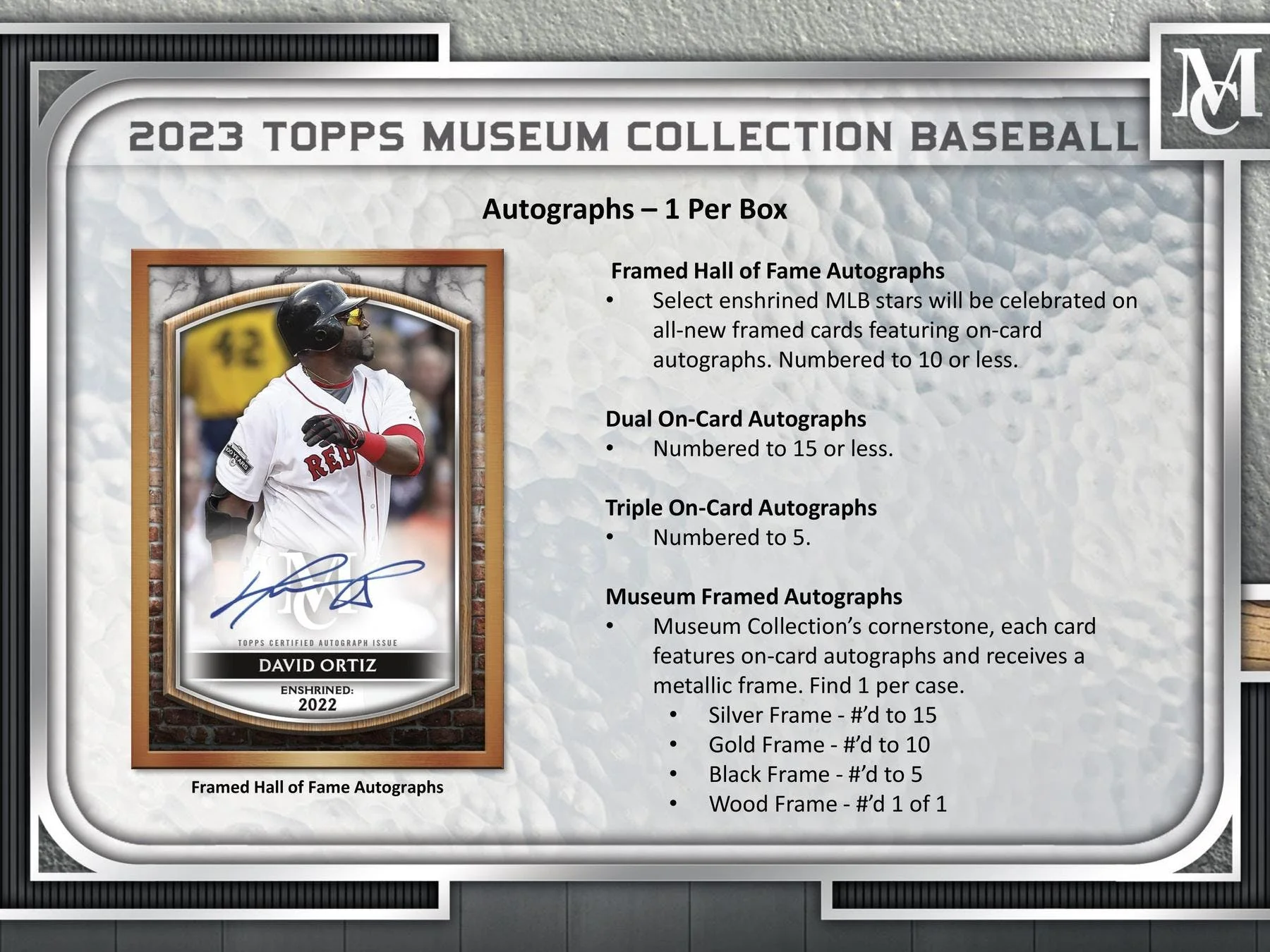 2023 Topps Museum Collection Baseball Hobby Box - Image 4