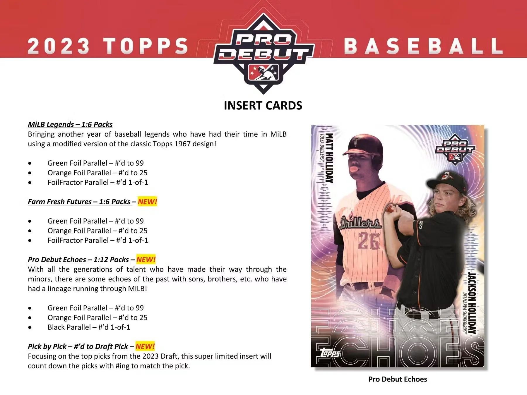2023 Topps Pro Debut Baseball Jumbo Box - Image 3