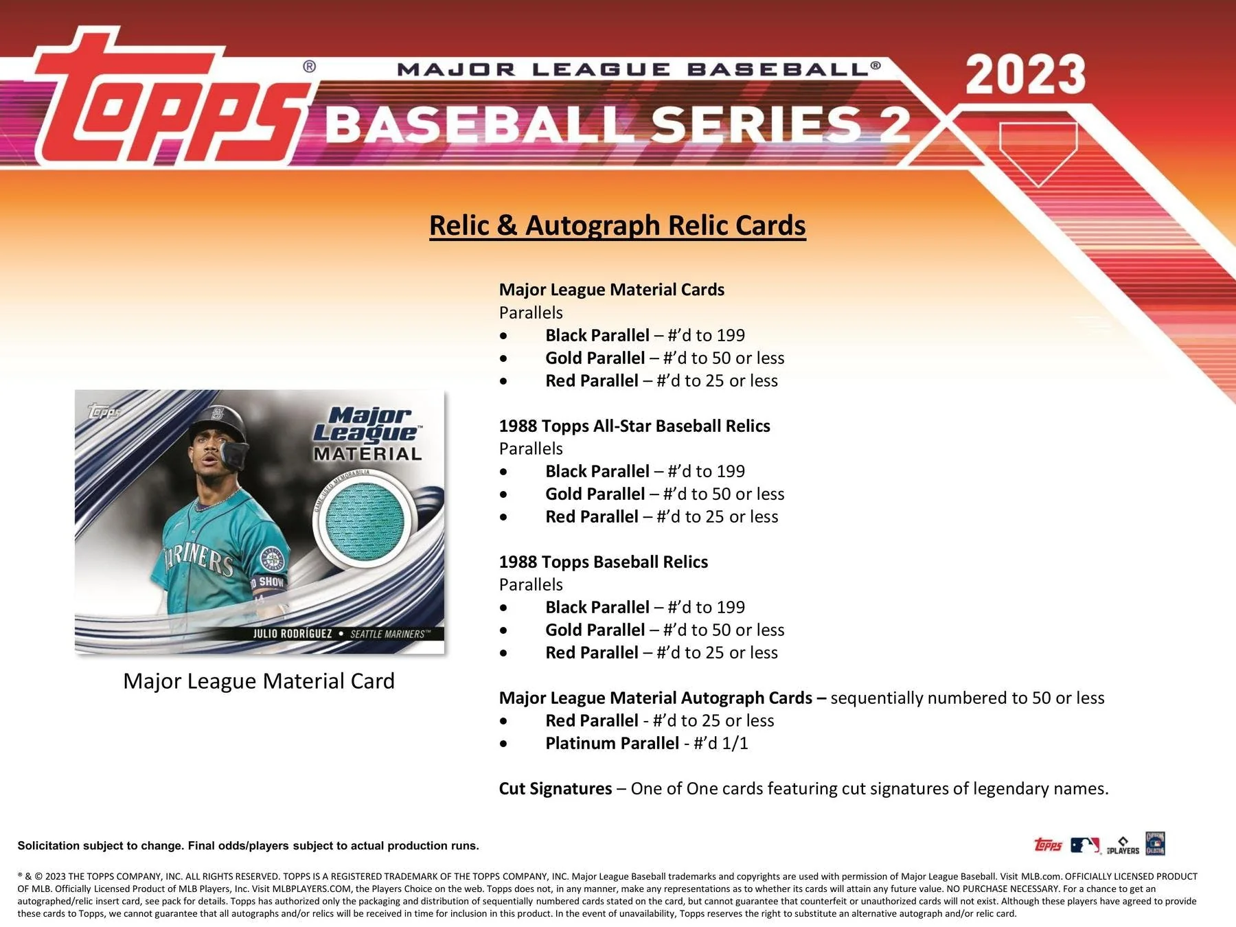 2023 Topps Series 2 Baseball Blaster Box (Commemorative Relic Card!) - Image 9