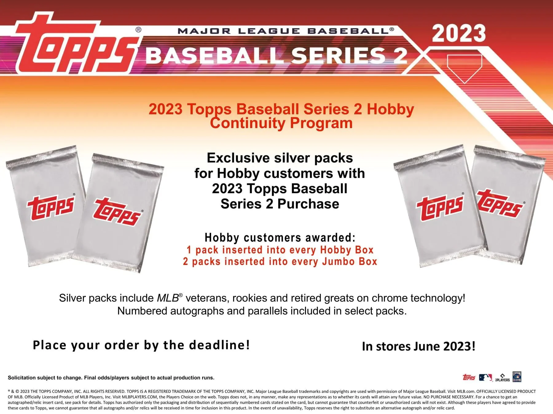 2023 Topps Series 2 Baseball Hobby Box - Image 4