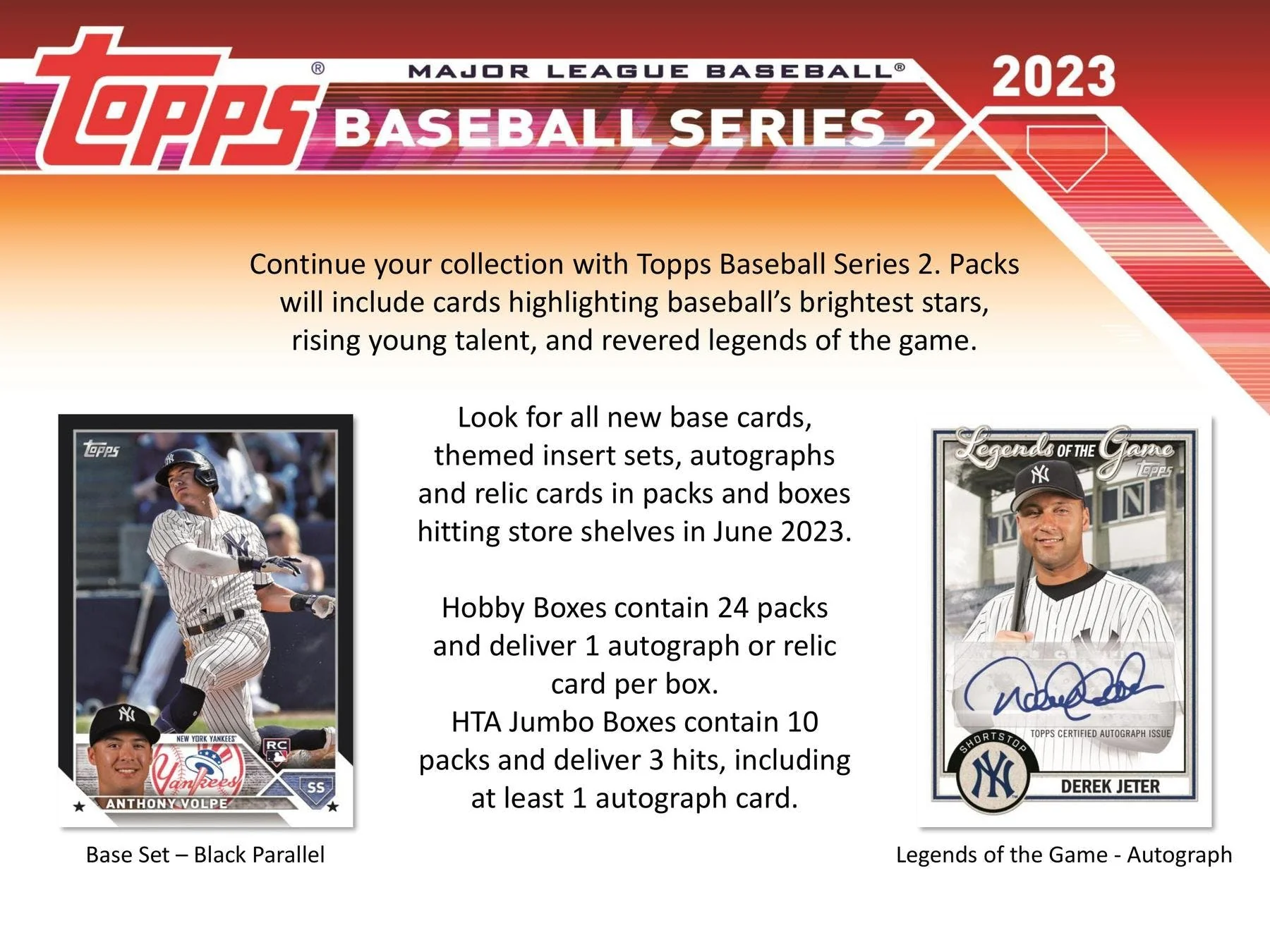 2023 Topps Series 2 Baseball Hobby Jumbo Box - Image 4