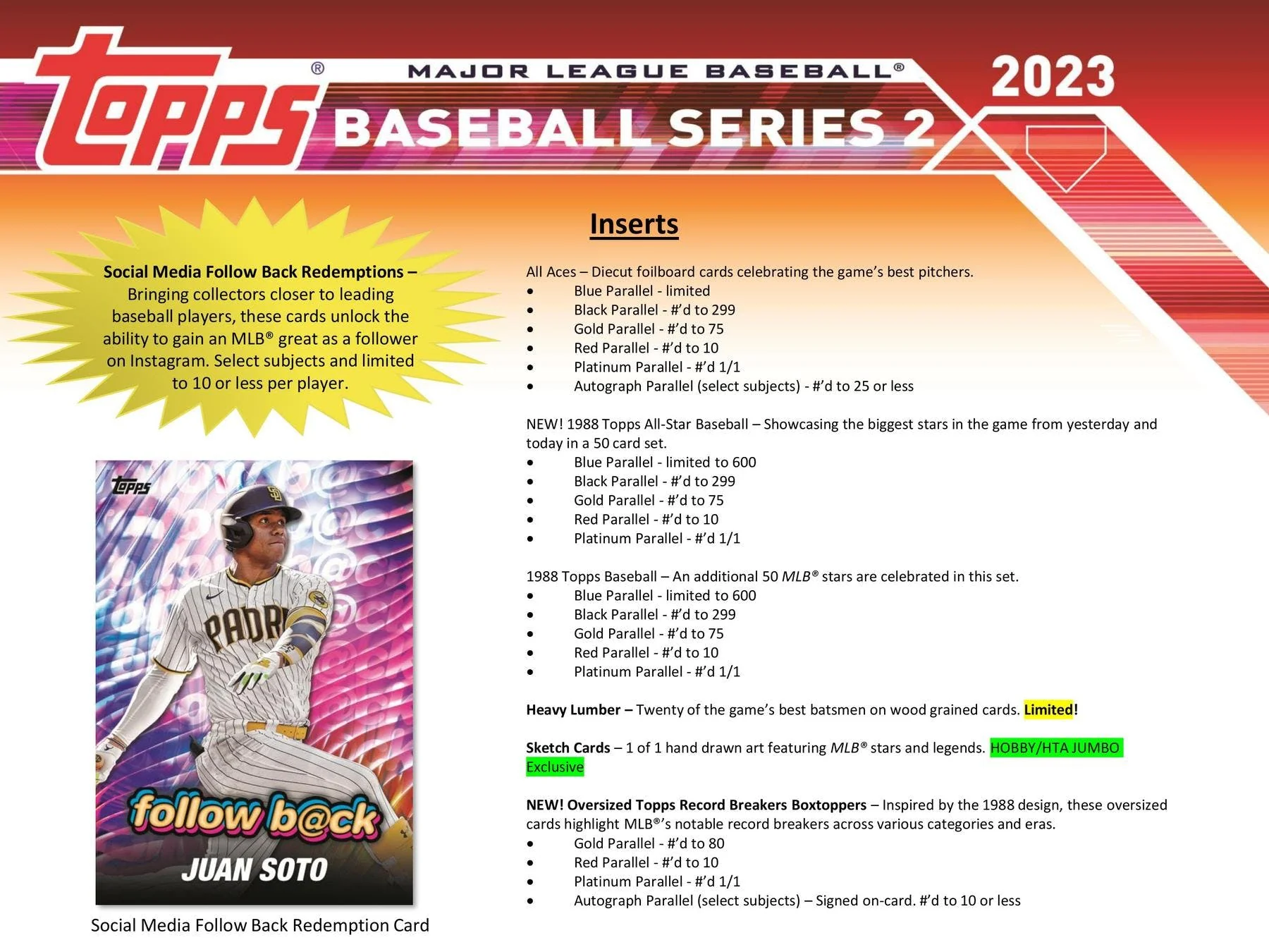 2023 Topps Series 2 Baseball Hobby Jumbo Box - Image 7