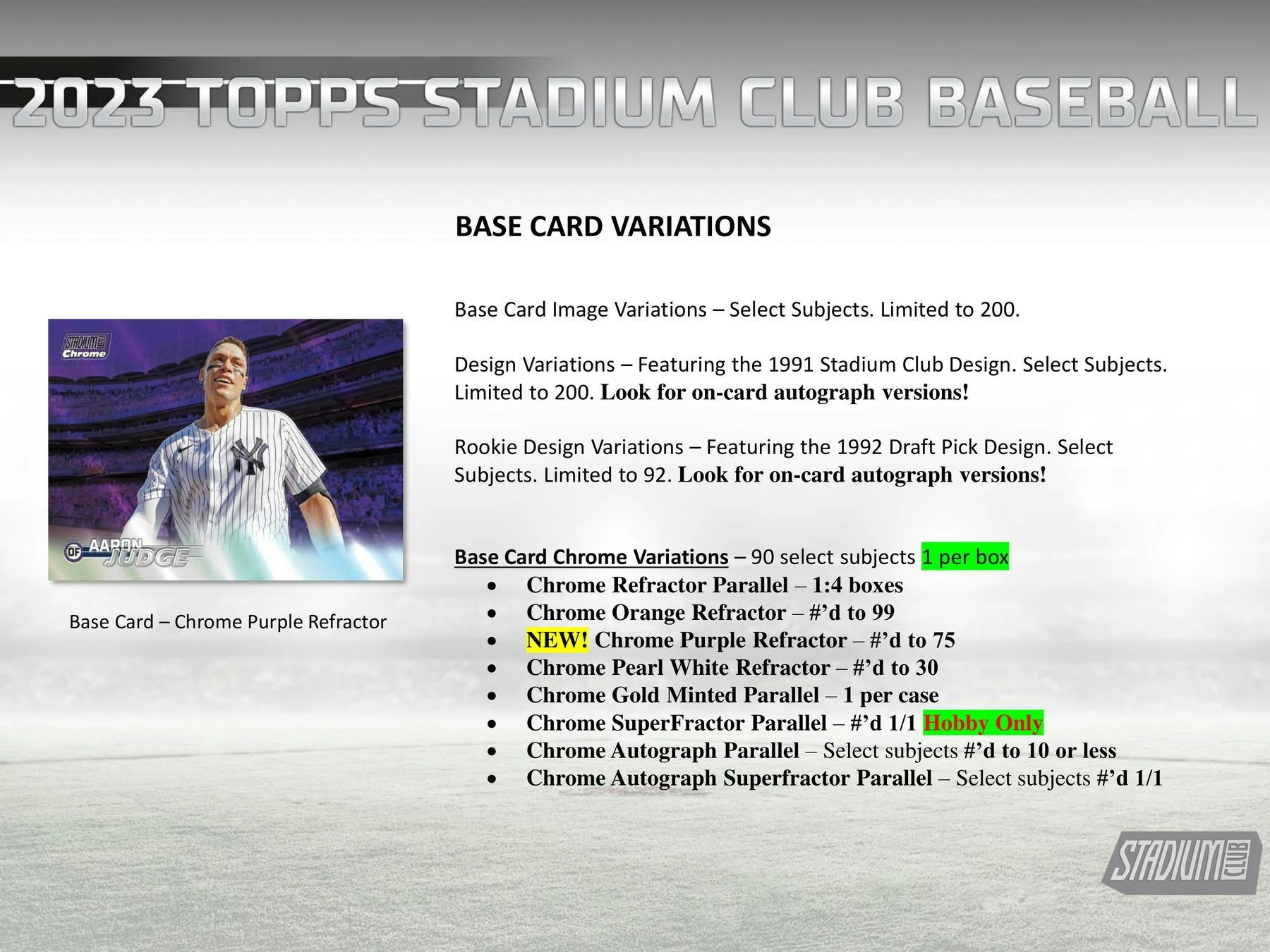 2023 Topps Stadium Club Baseball Compact Breaker Hobby Box - Image 5