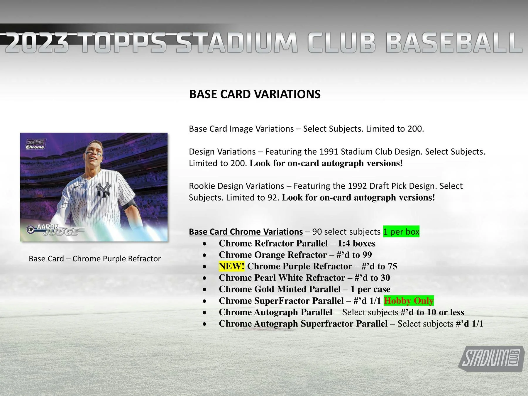 2023 Topps Stadium Club Baseball Hobby Box - Image 5