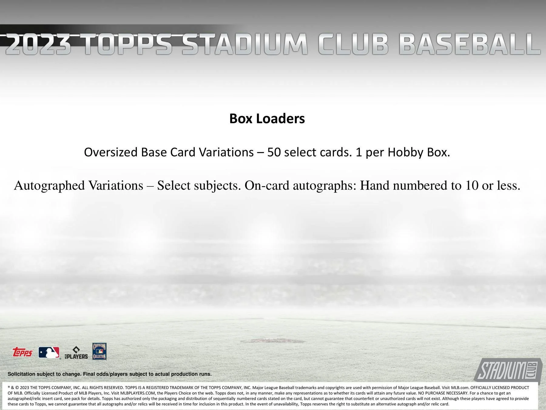 2023 Topps Stadium Club Baseball Hobby Box - Image 8