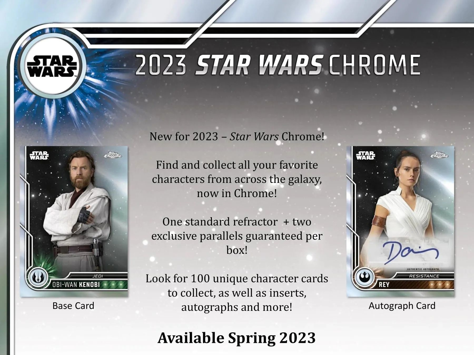 2023 Topps Star Wars Chrome 10-Pack Blaster Box - Image 3