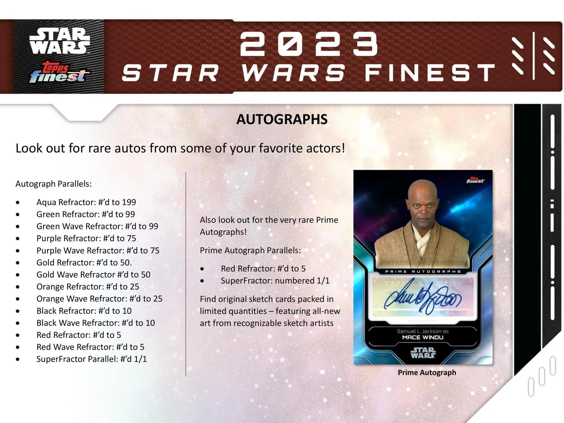 2023 Topps Star Wars Finest Hobby Box - Image 6